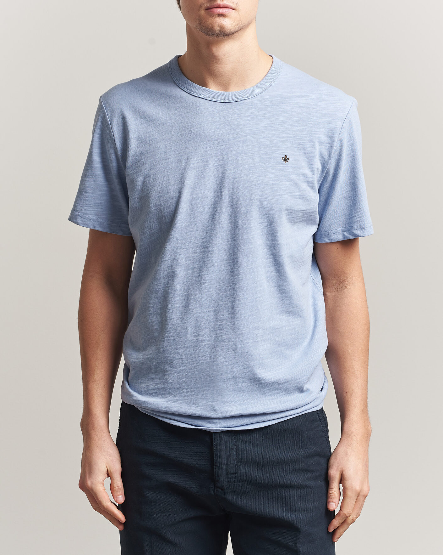 Mies | T-paidat | Morris | Watson Slub T-Shirt Light Blue