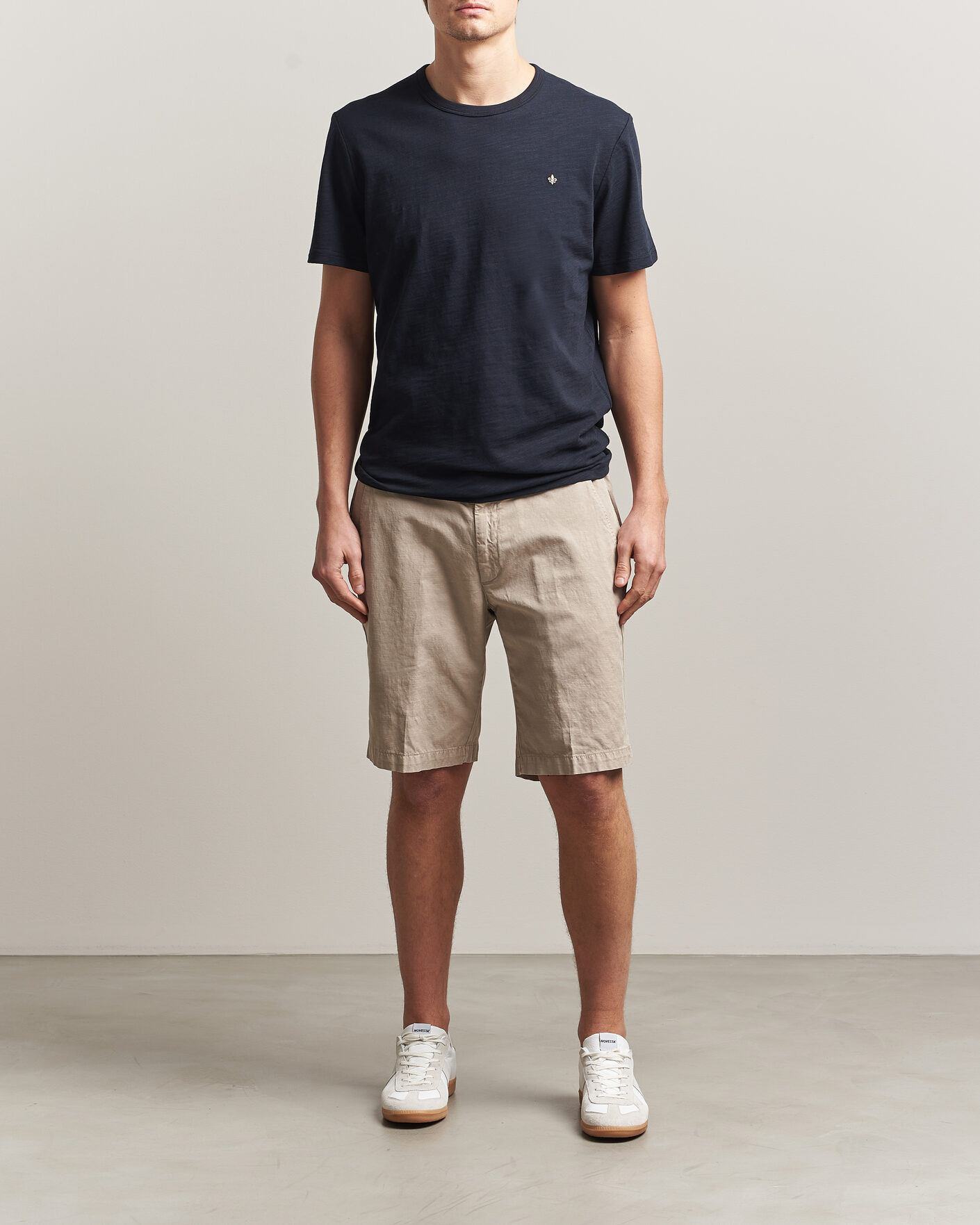 Mies | T-paidat | Morris | Watson Slub T-Shirt Dark Blue