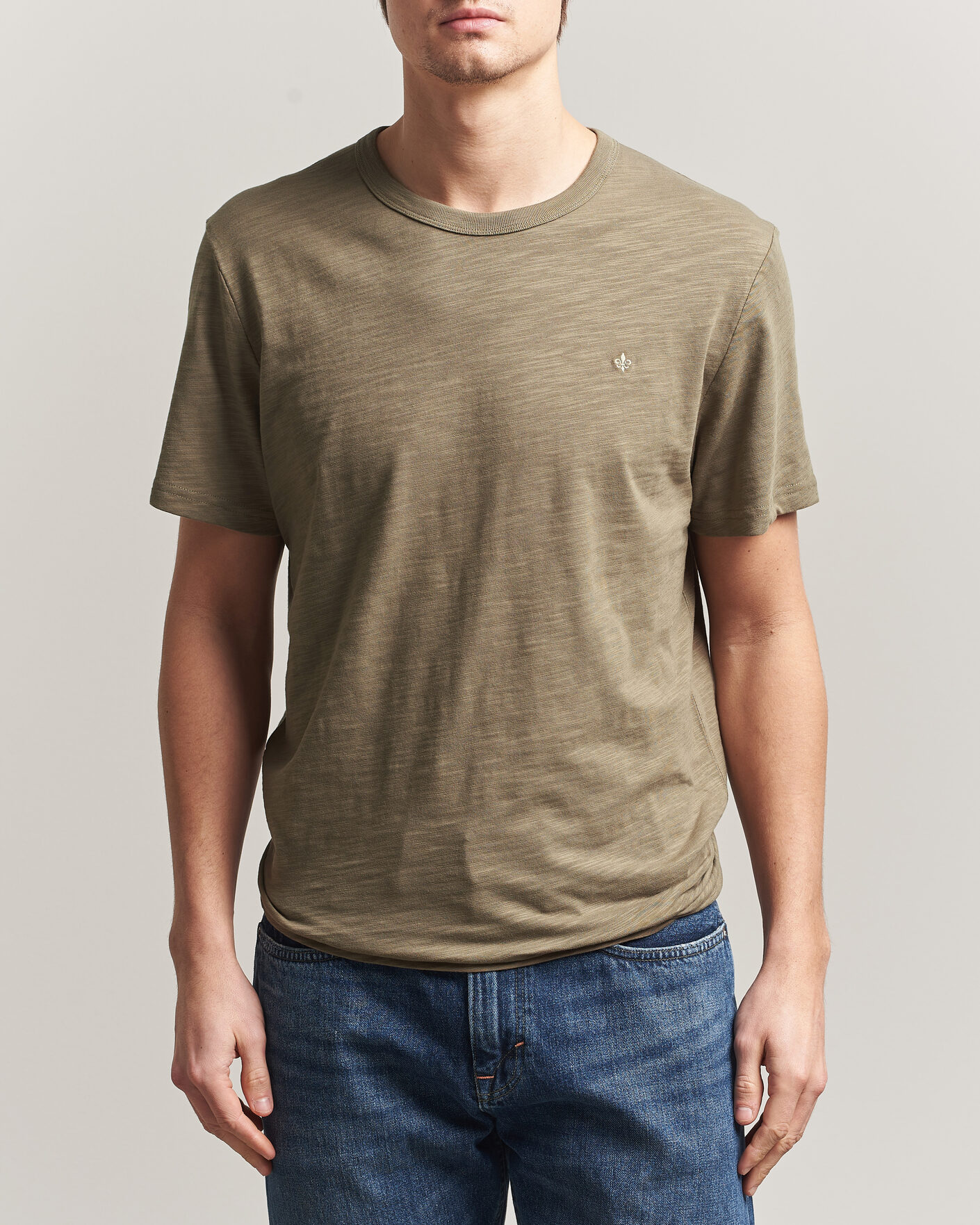 Mies | T-paidat | Morris | Watson Slub T-Shirt Olive