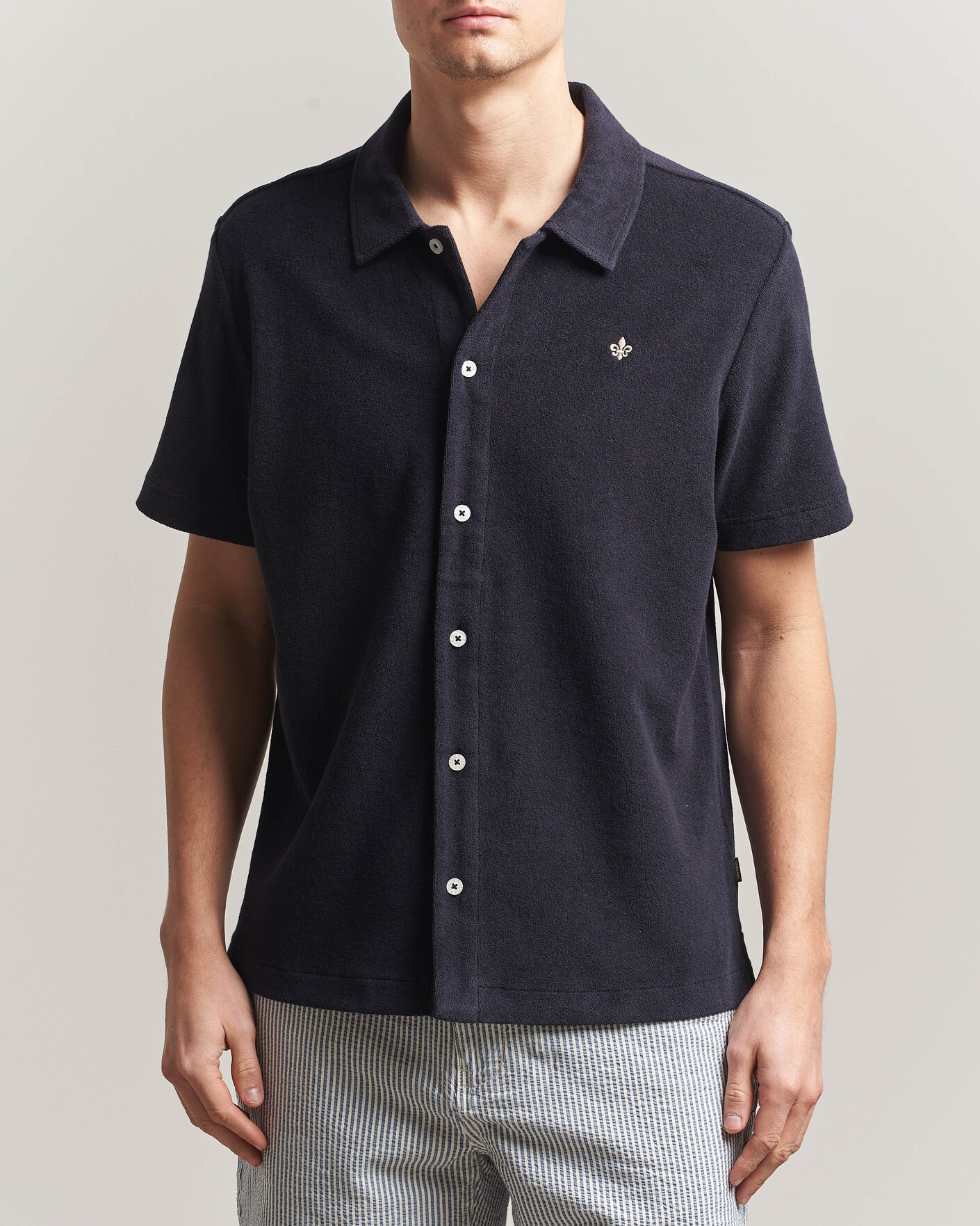 Mies | Pikeet | Morris | Lily Terry Shirt Navy