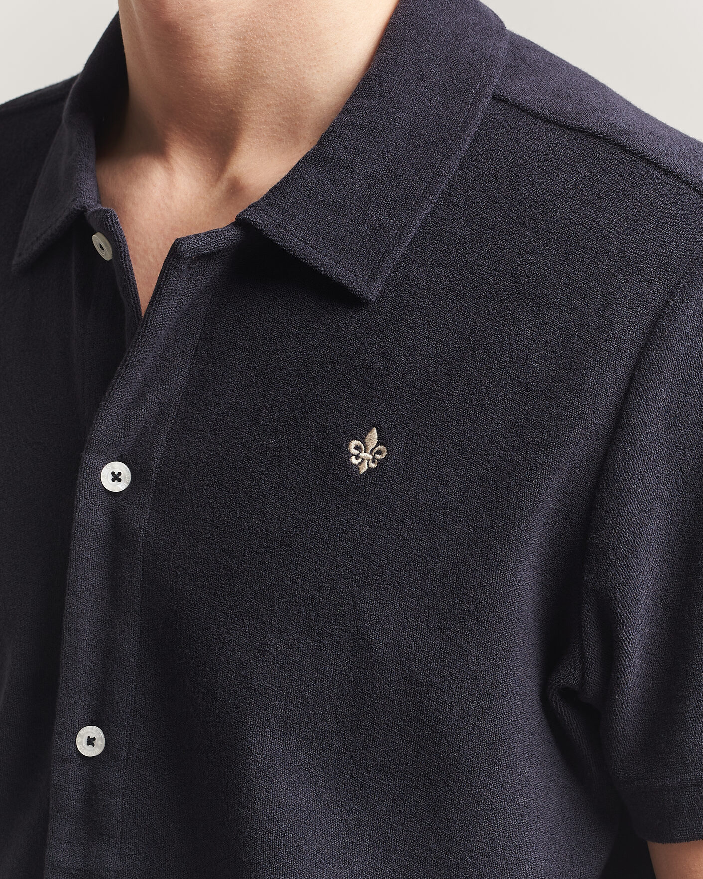 Mies | Pikeet | Morris | Lily Terry Shirt Navy