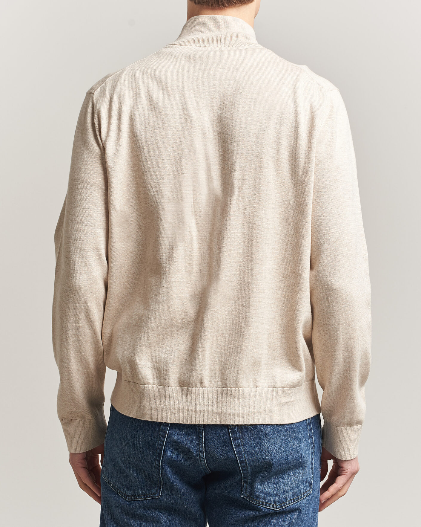 Mies | Puserot | Morris | Riley Zip Cardigan Khaki