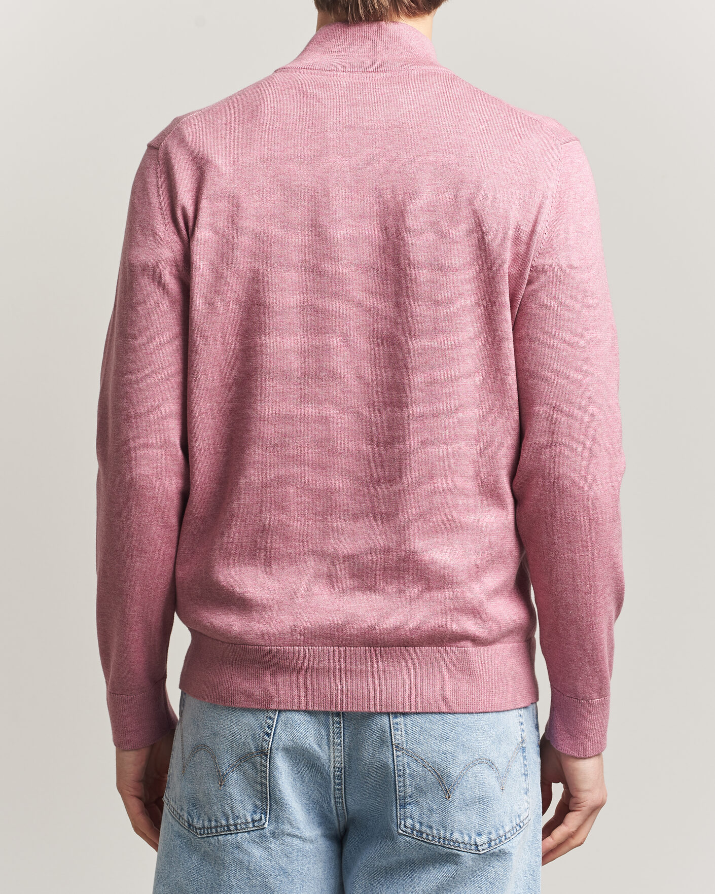 Mies | Puserot | Morris | Riley Half-Zip Pink