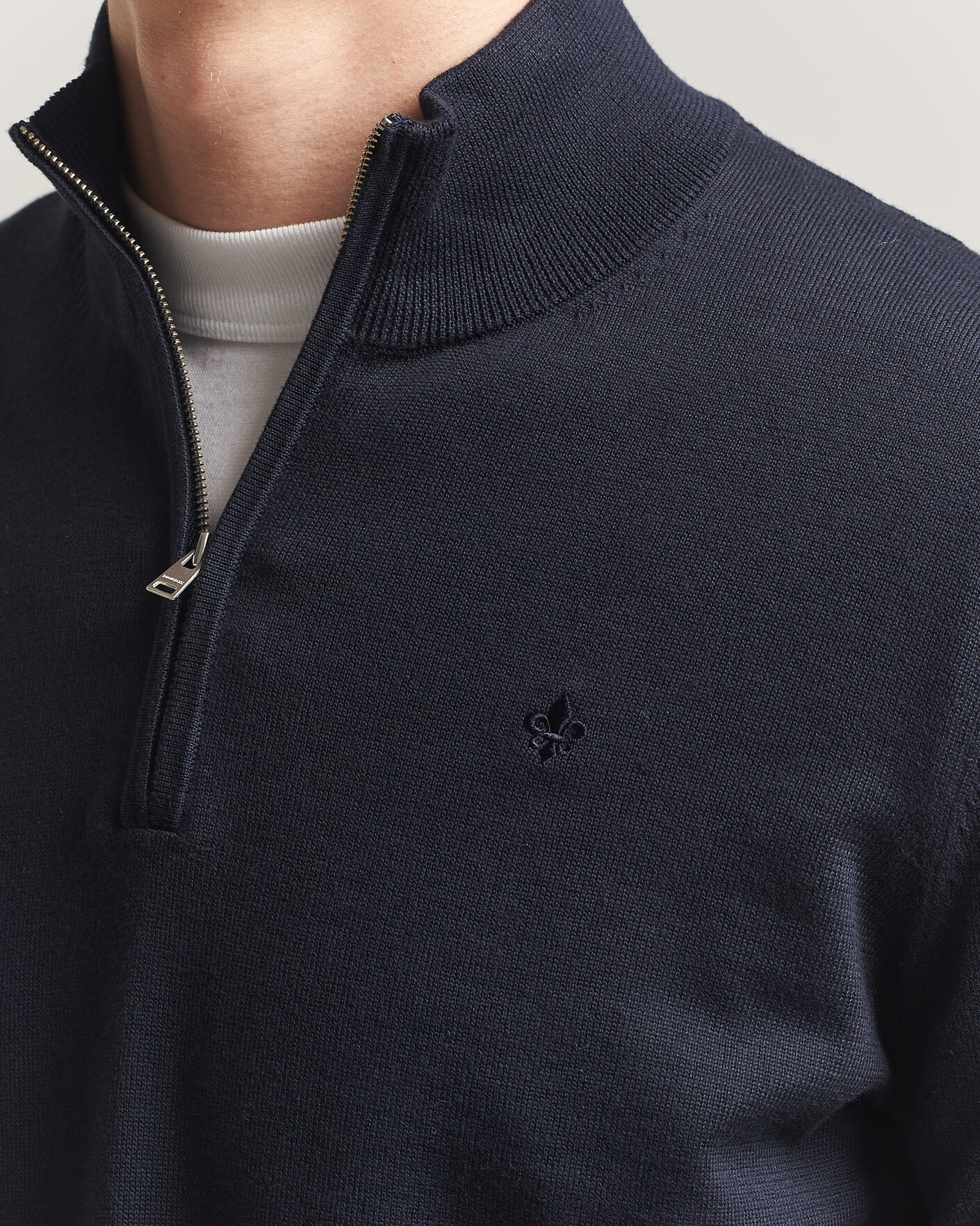 Mies | Puserot | Morris | Riley Half-Zip Navy