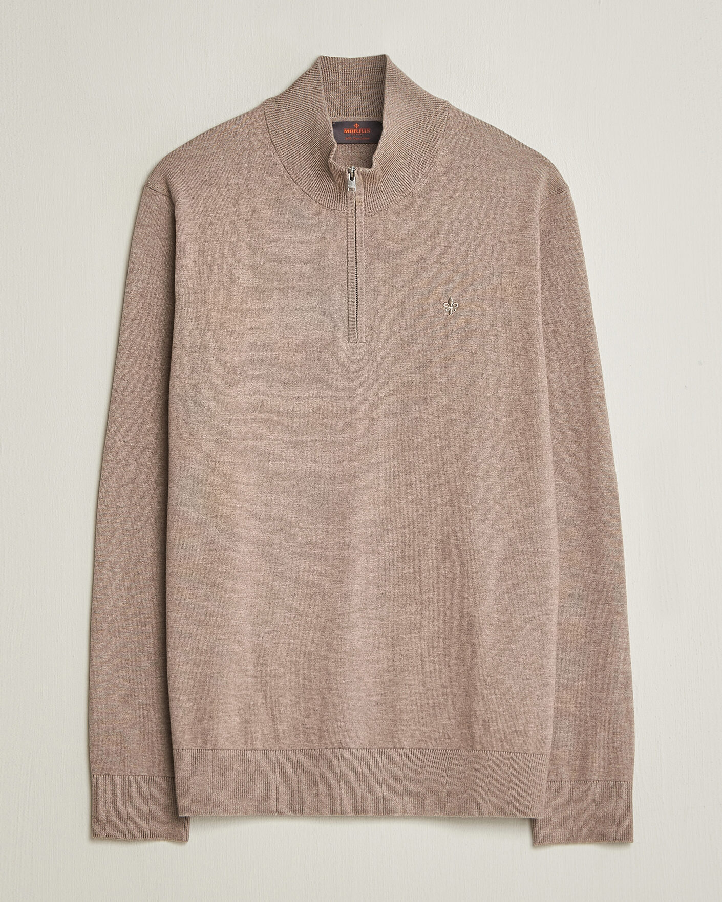 Mies | Puserot | Morris | Riley Half-Zip Brown
