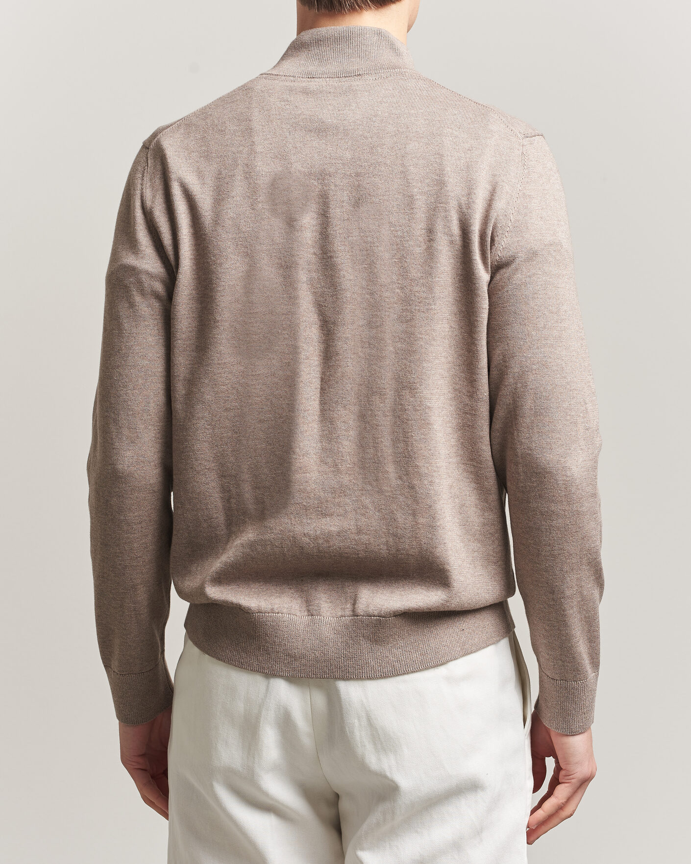Mies | Puserot | Morris | Riley Half-Zip Brown