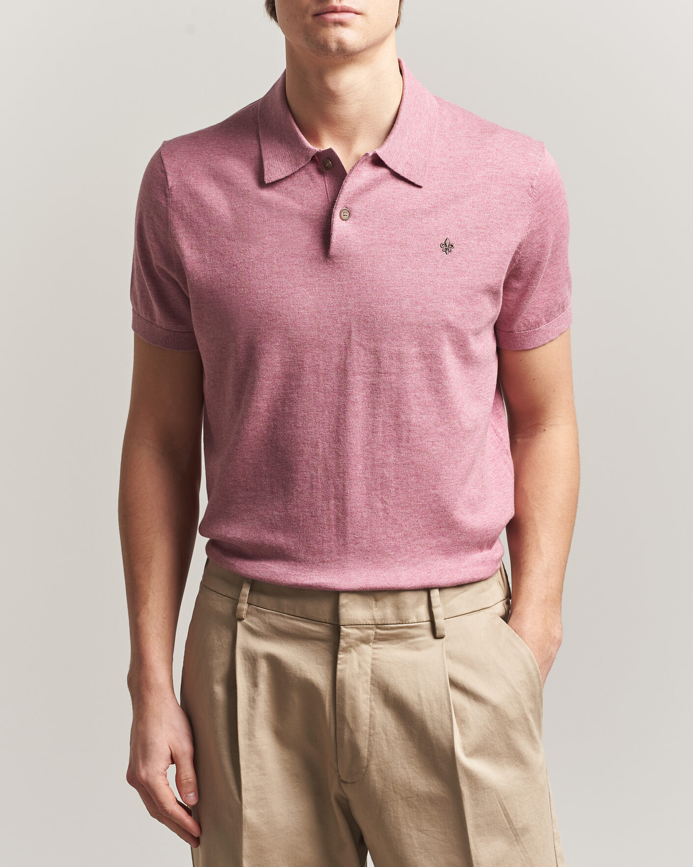 Mies | Pikeet | Morris | Riley Short Sleeve Polo Pink