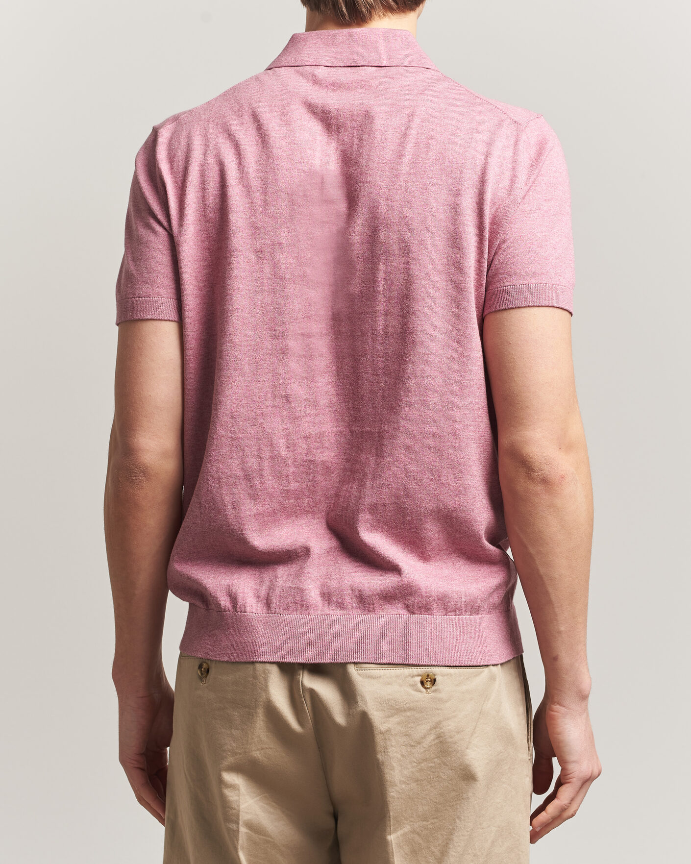 Mies | Pikeet | Morris | Riley Short Sleeve Polo Pink