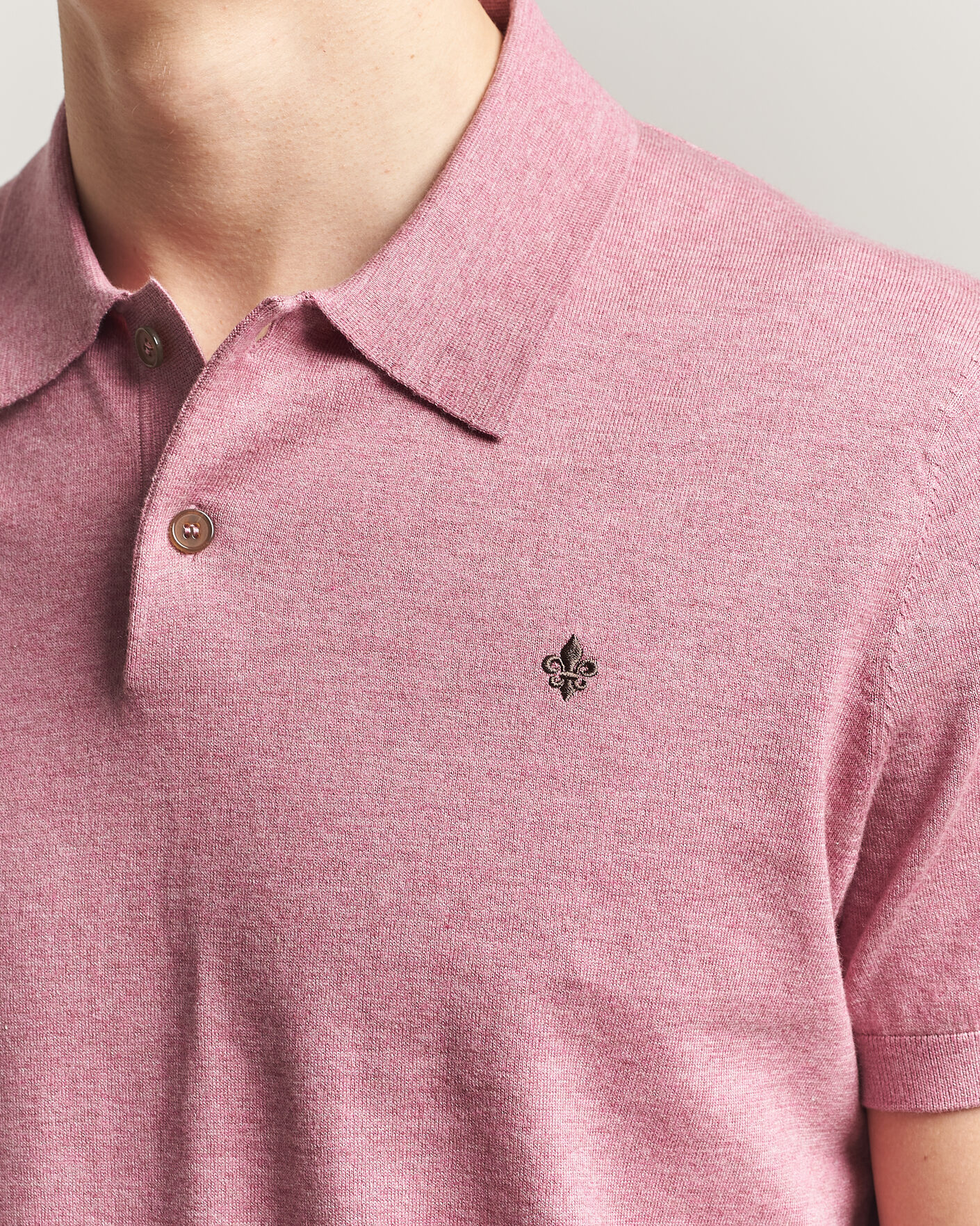 Mies | Pikeet | Morris | Riley Short Sleeve Polo Pink
