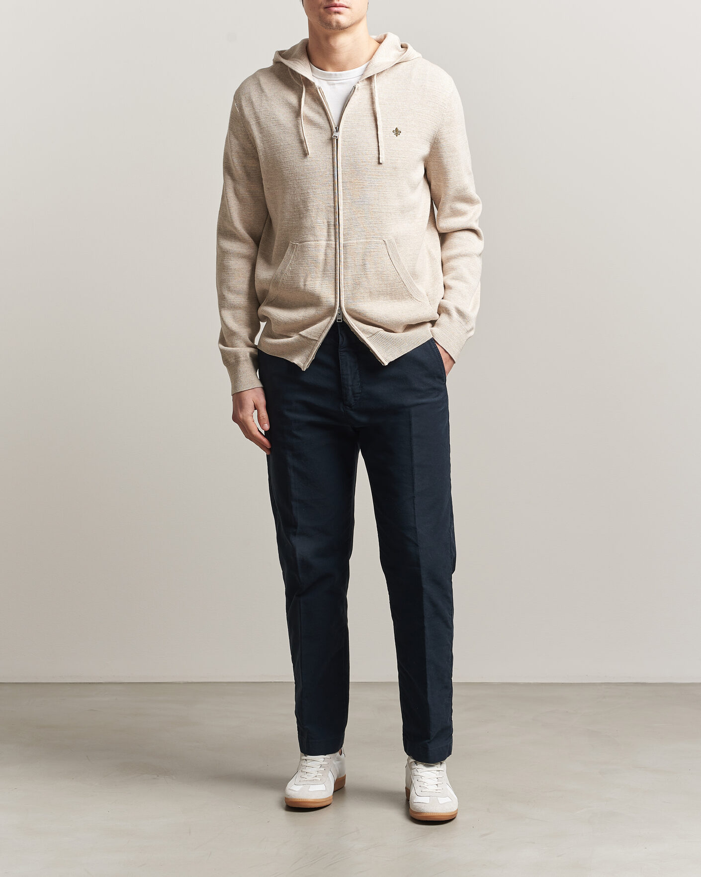 Mies | Puserot | Morris | Randall Full-Zip Hoodie Khaki