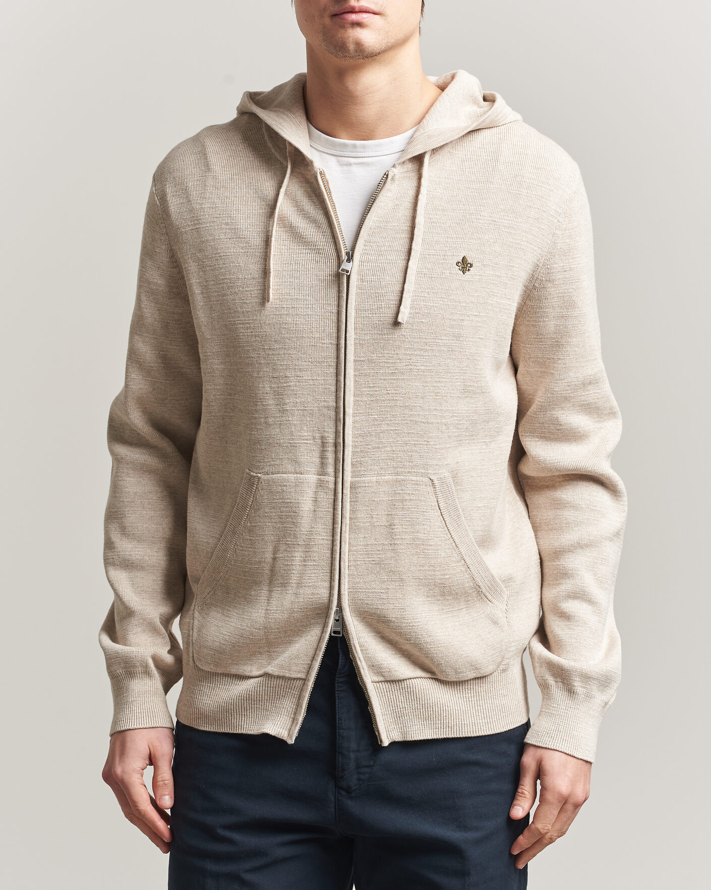 Mies | Puserot | Morris | Randall Full-Zip Hoodie Khaki