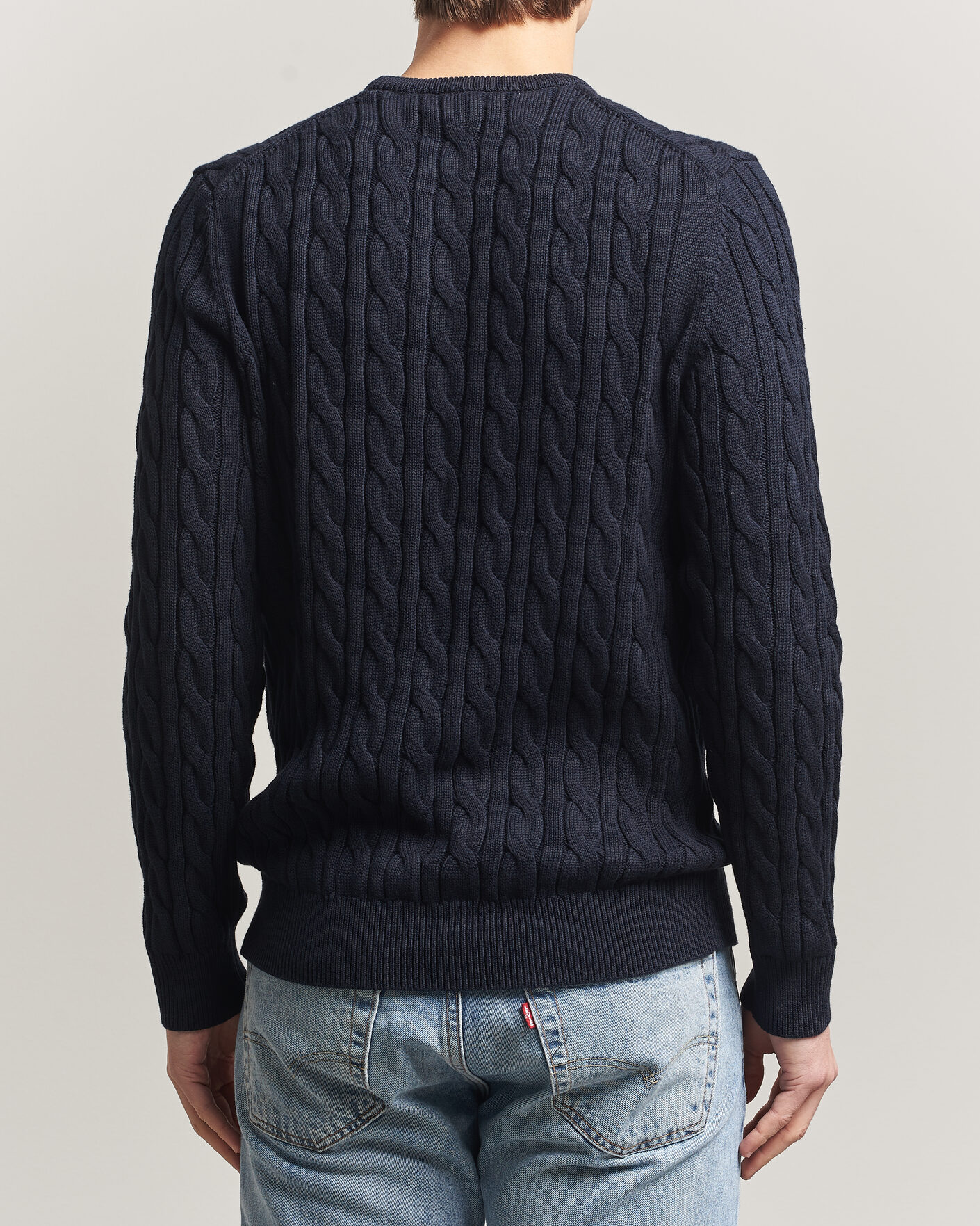 Mies | Puserot | Morris | Ethan Cable Oneck Navy