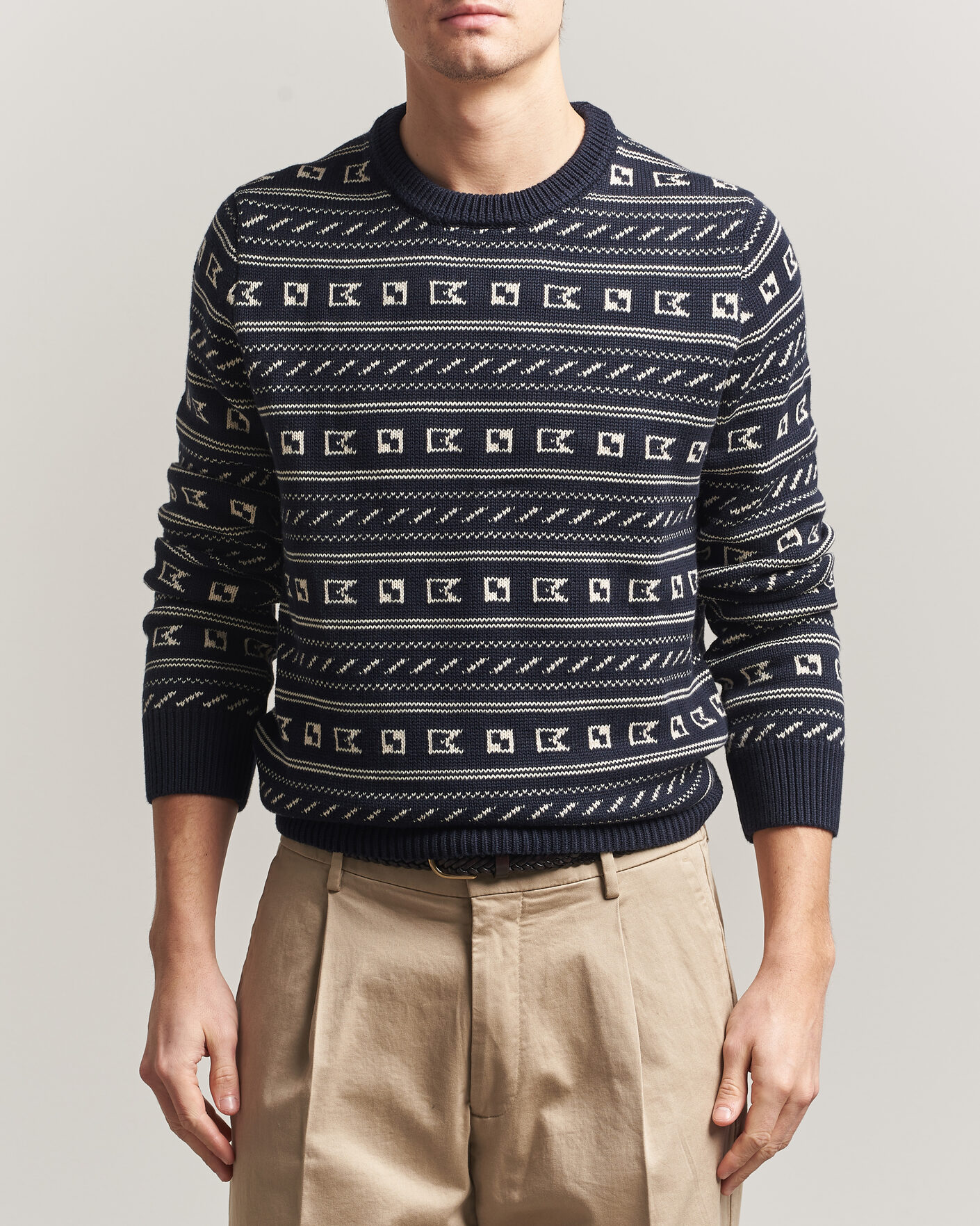 Mies | Puserot | Morris | Barrington Oneck Navy