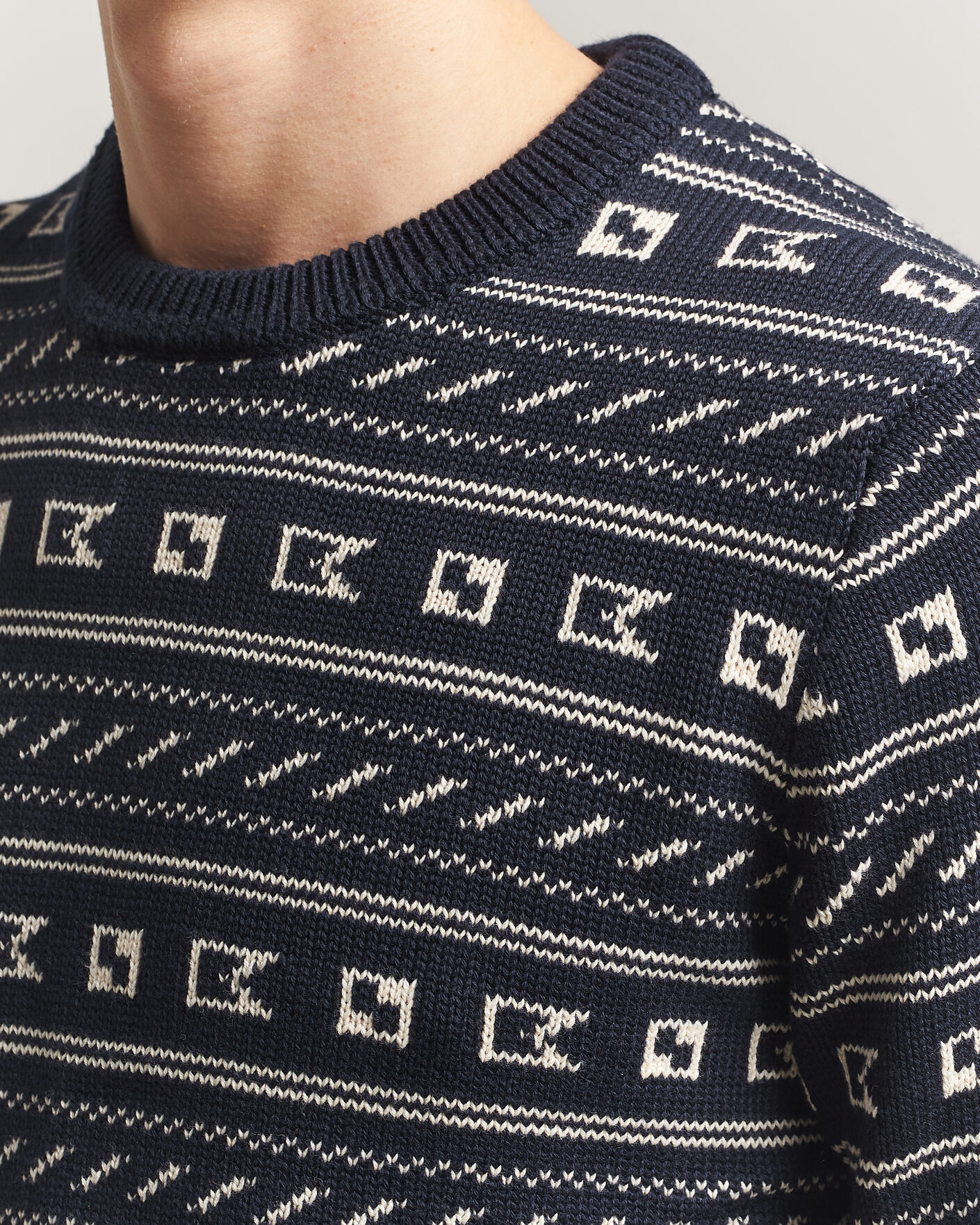 Mies | Puserot | Morris | Barrington Oneck Navy