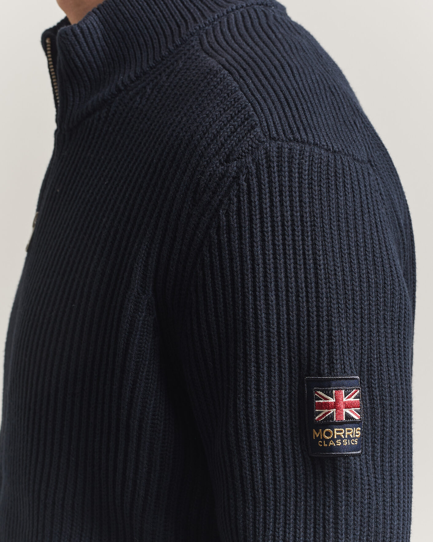 Mies | Puserot | Morris | Brenton Full-Zip Cardigan Navy