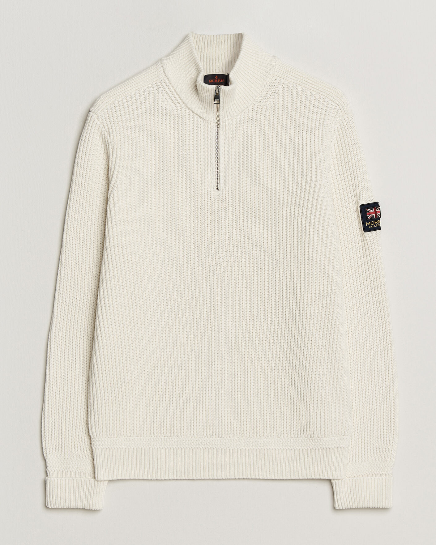 Mies | Puserot | Morris | Brenton Half-Zip Off White