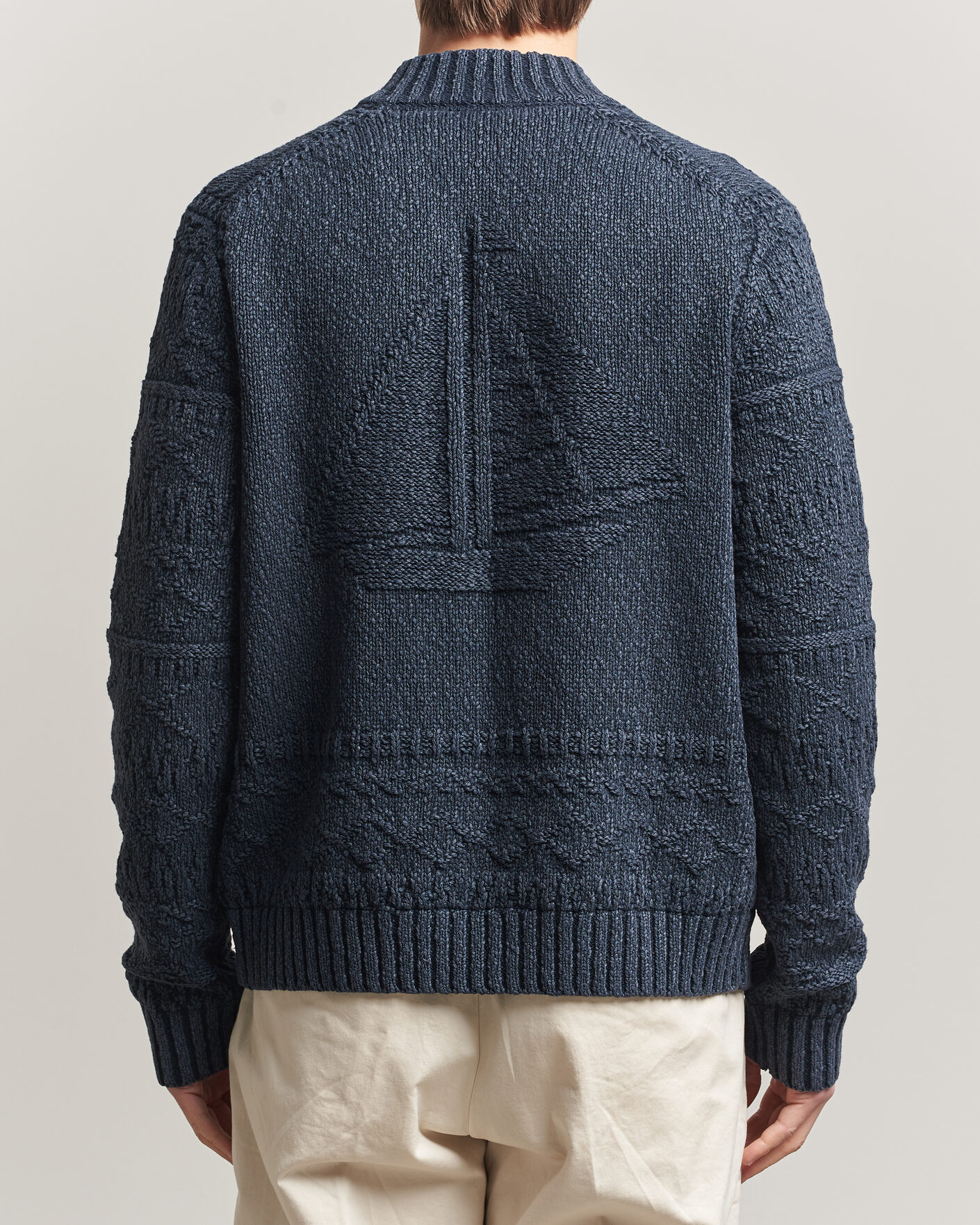 Mies | Puserot | Morris | Chatham Knitted Jacket Navy