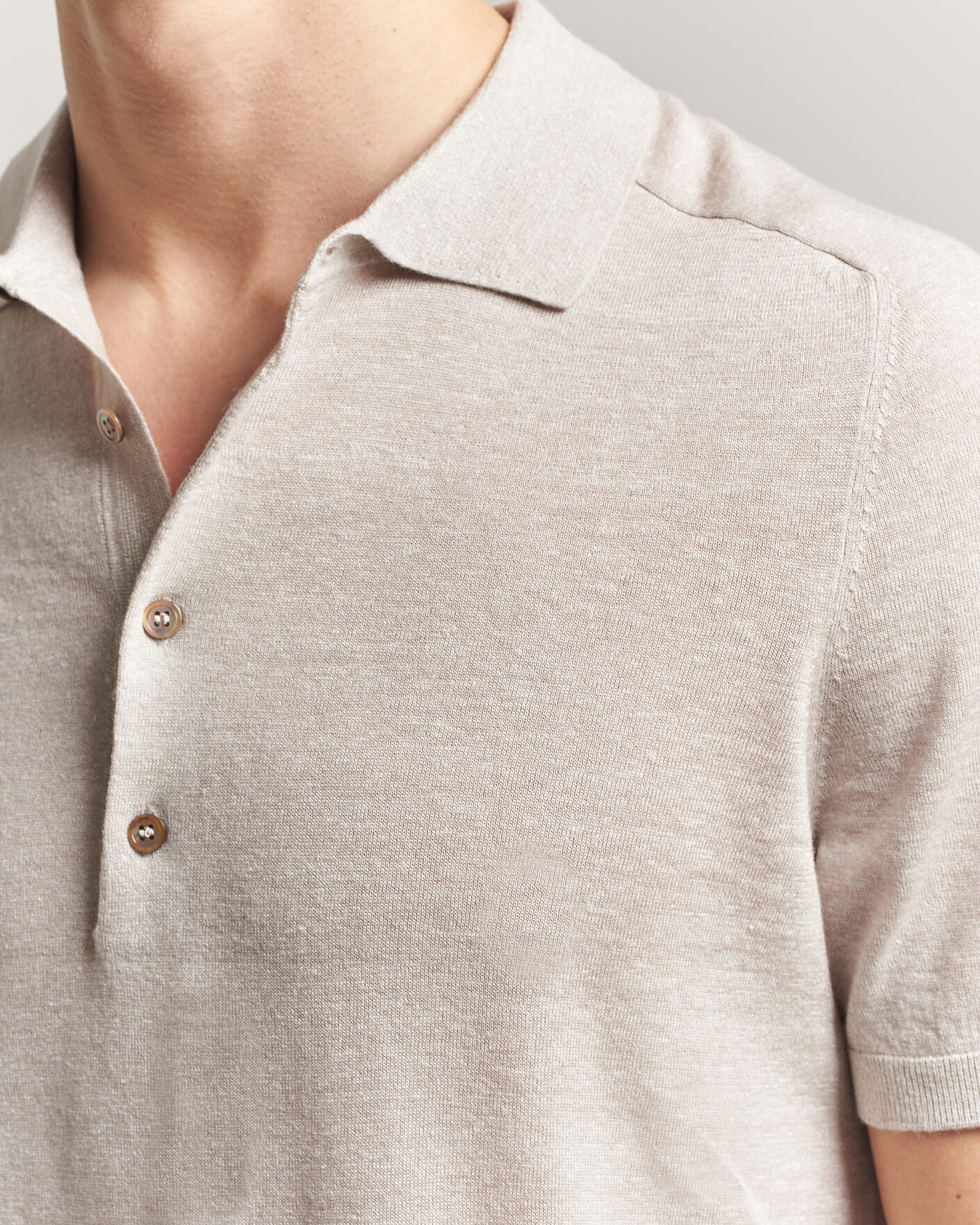 Mies | Pikeet | Morris | Colin Short Sleeve Polo Shirt Khaki