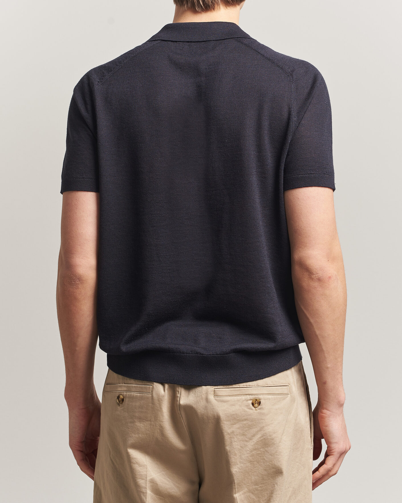 Mies | Pikeet | Morris | Colin Short Sleeve Polo Shirt Navy