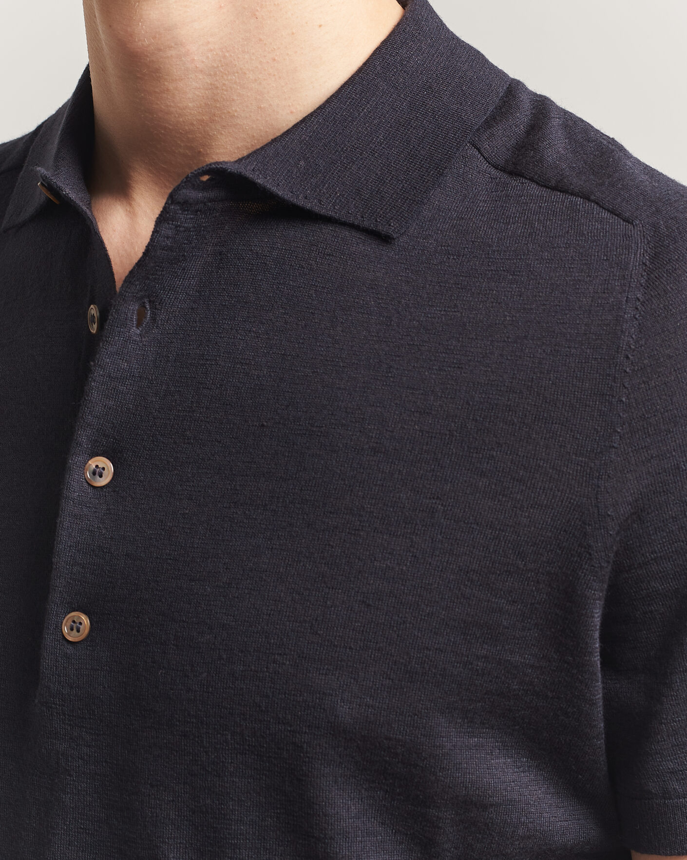 Mies | Pikeet | Morris | Colin Short Sleeve Polo Shirt Navy