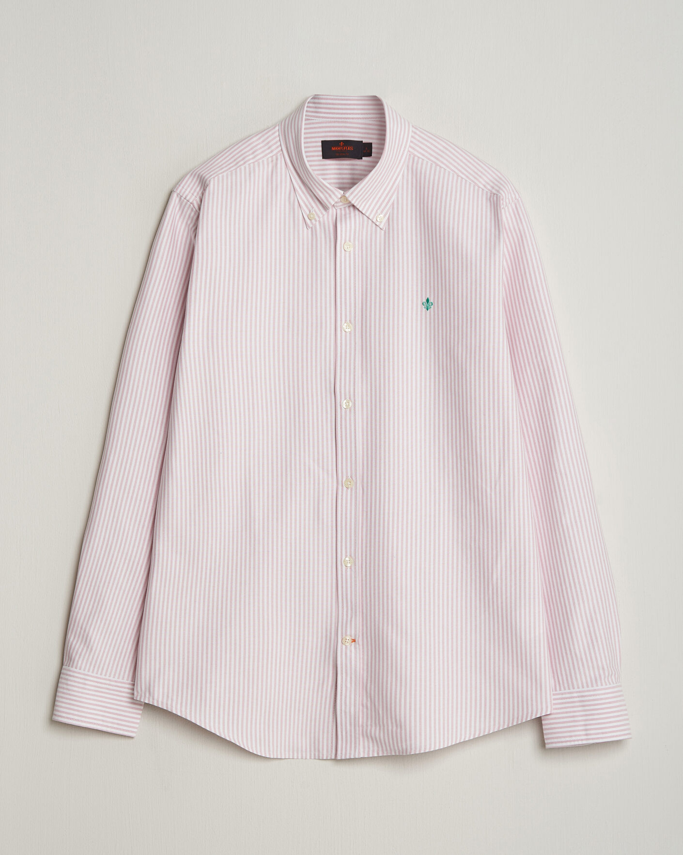 Mies | Kauluspaidat | Morris | Douglas Striped Oxford Shirt Pink