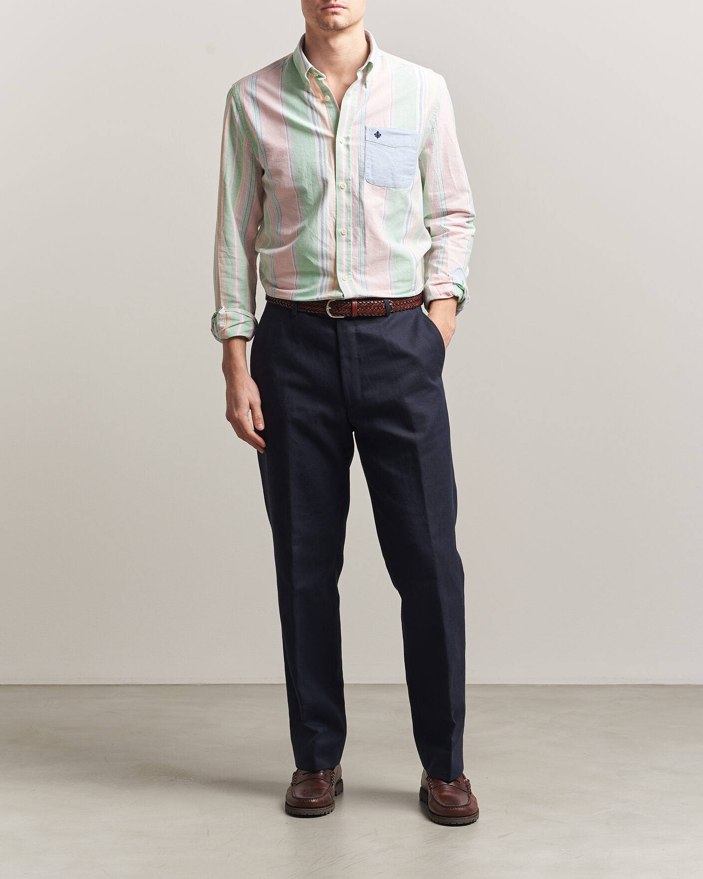 Mies | Kauluspaidat | Morris | Happy Oxford Shirt Multi