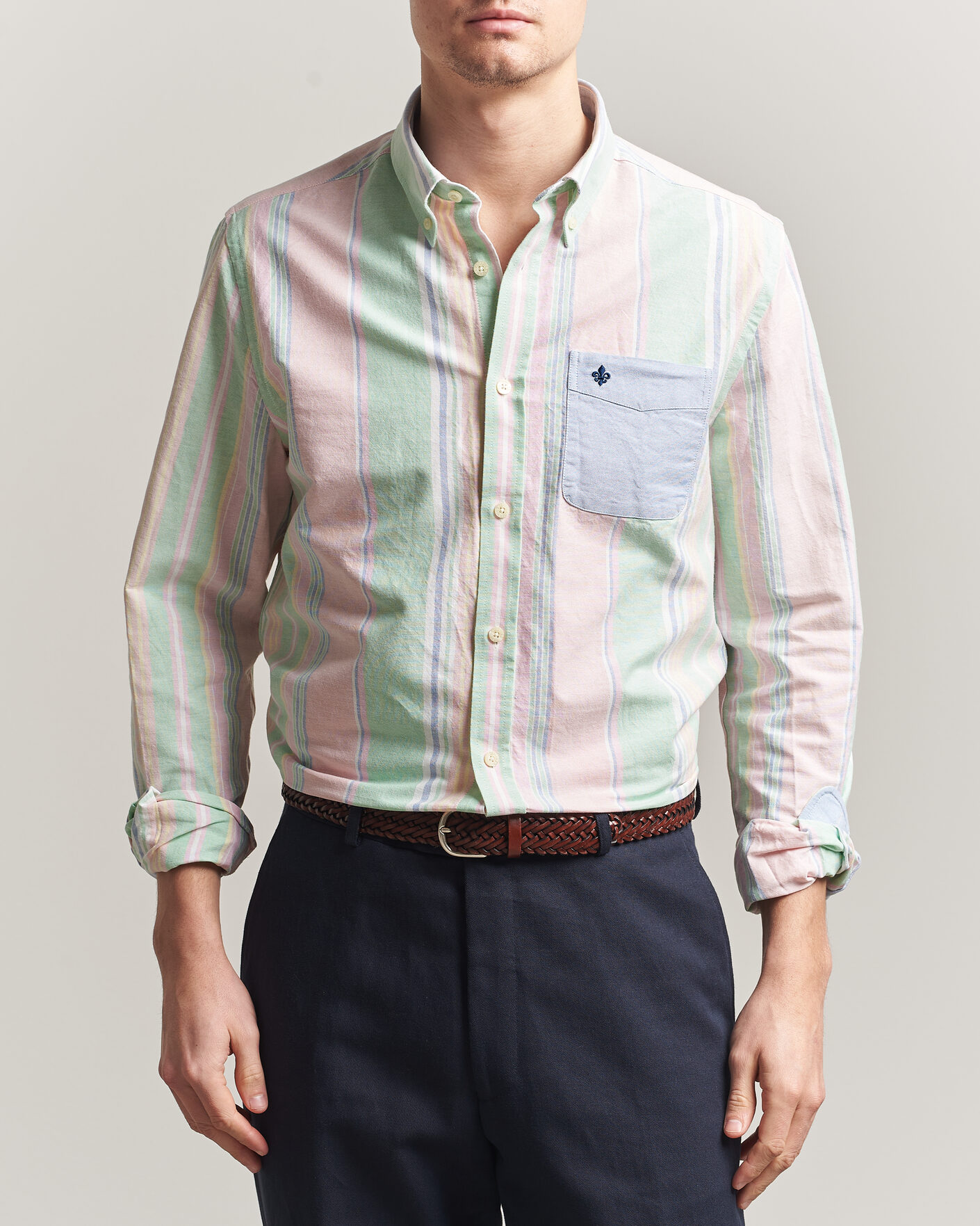 Mies | Kauluspaidat | Morris | Happy Oxford Shirt Multi