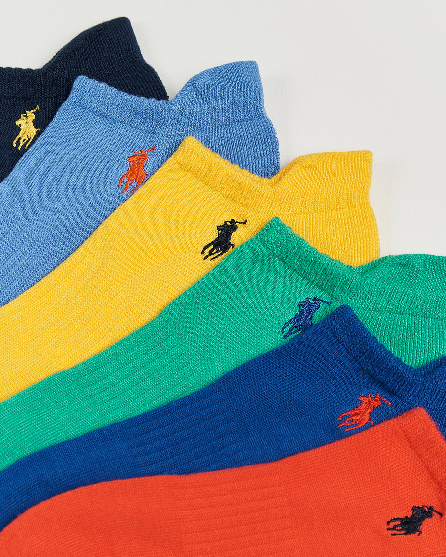 Mies | Alusvaatteet | Polo Ralph Lauren | 6-Pack Sneaker Sock Multi