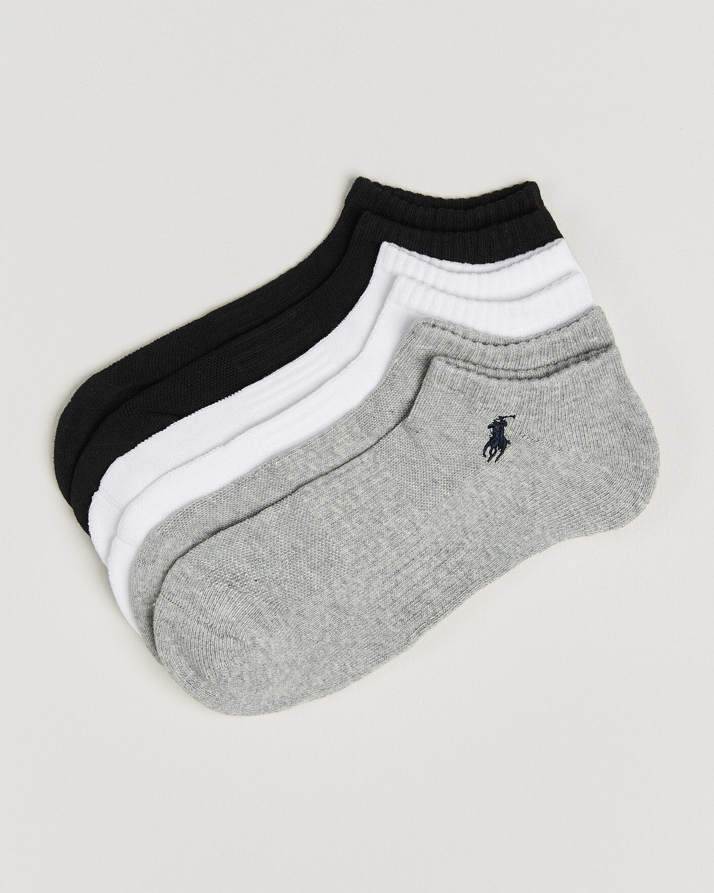Mies | Alusvaatteet | Polo Ralph Lauren | 6-Pack Sneaker Sock Grey