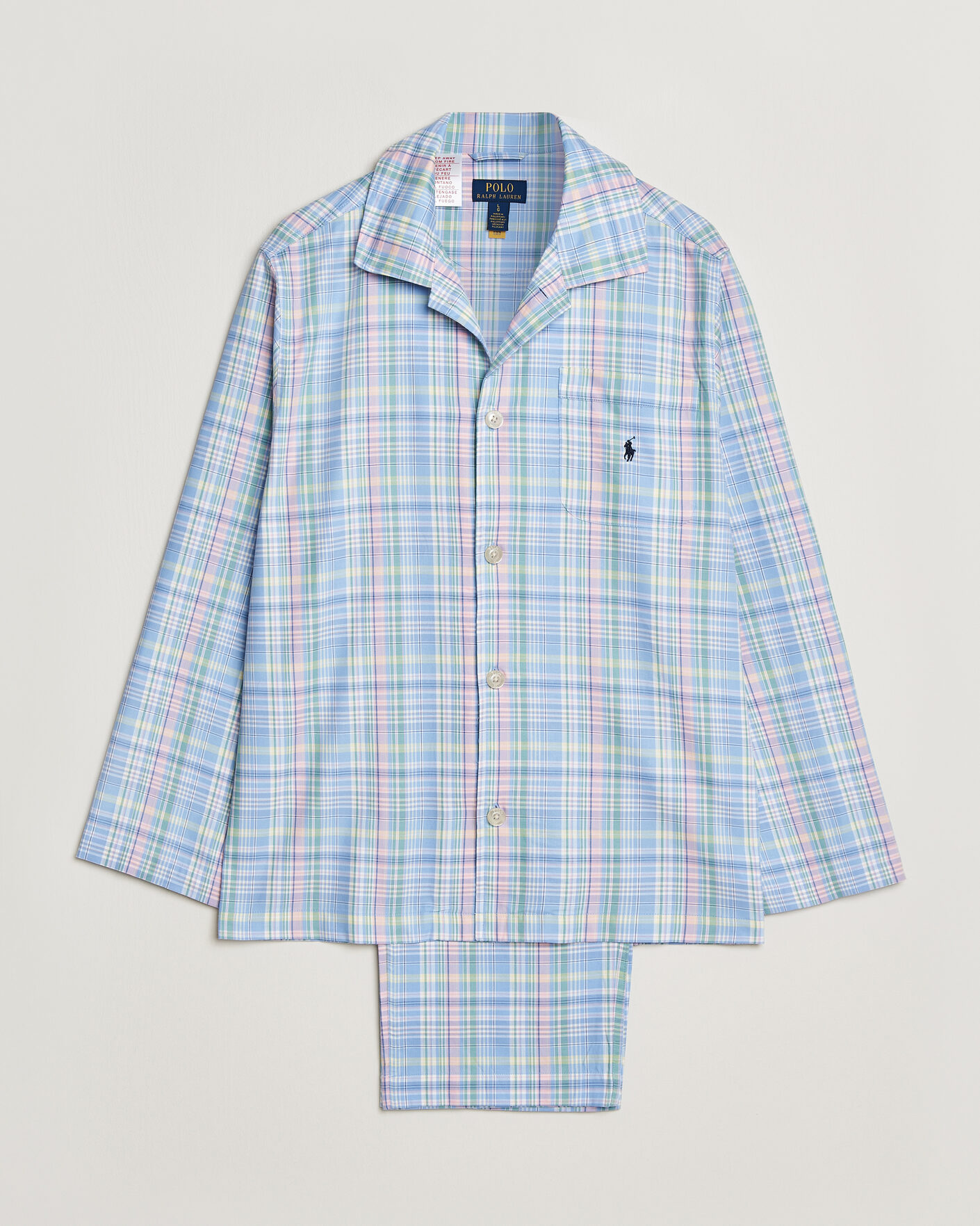 Mies | Yöpuvut ja kylpytakit | Polo Ralph Lauren | Cotton Checked Pyjama Set Multi