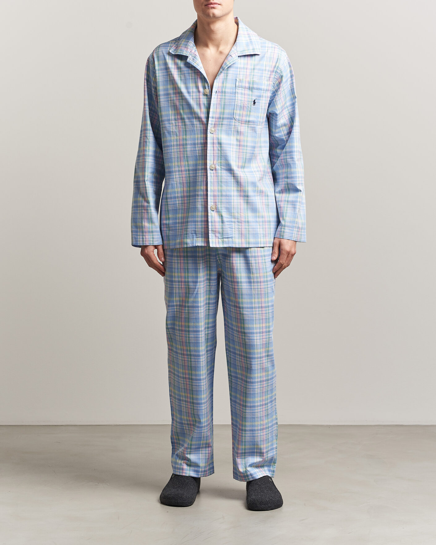 Mies | Yöpuvut ja kylpytakit | Polo Ralph Lauren | Cotton Checked Pyjama Set Multi