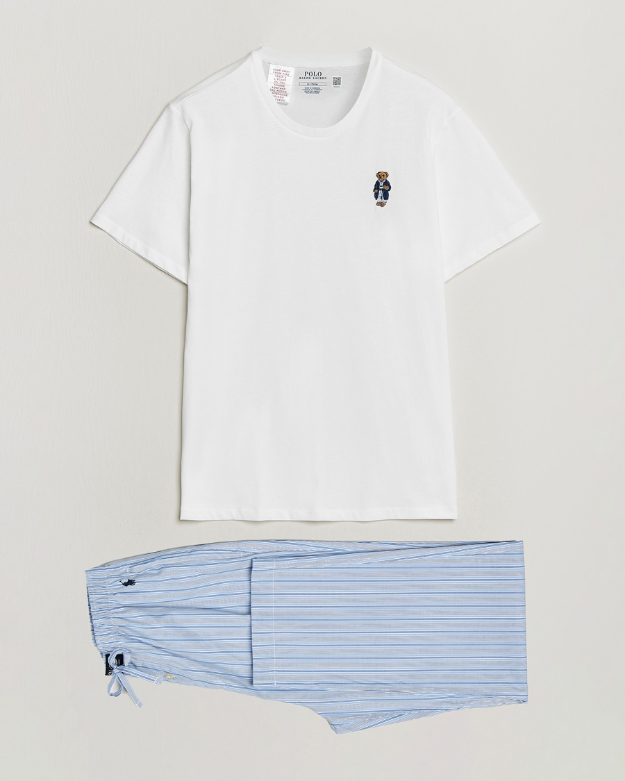 Mies | Yöpuvut ja kylpytakit | Polo Ralph Lauren | Cotton Pyjama Set Andrew Stripe/White