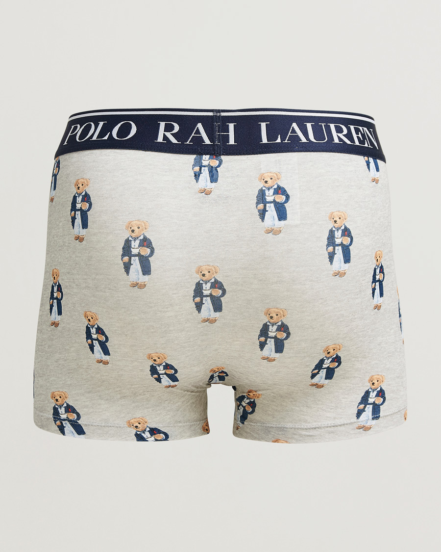 Mies | Alusvaatteet | Polo Ralph Lauren | 2-Pack Cotton Trunk Navy/Taylor Heather