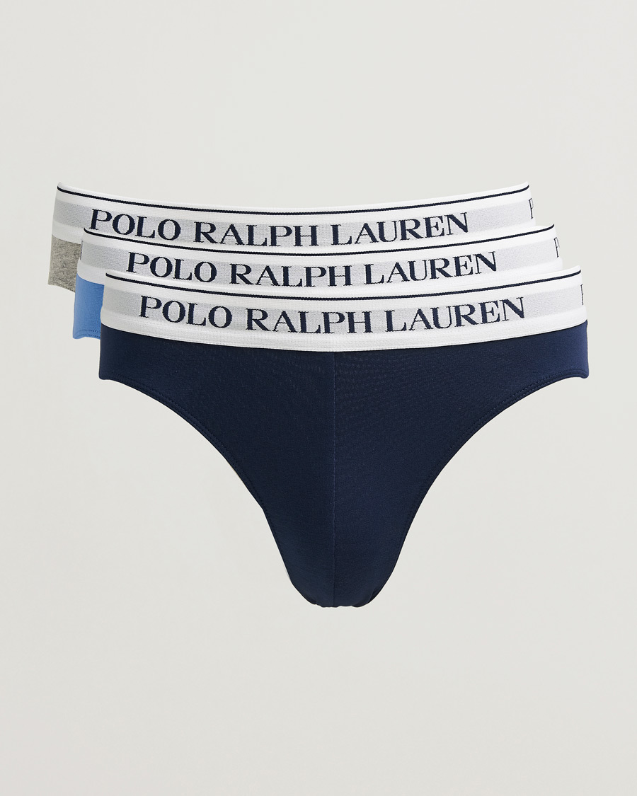 Mies | Alusvaatteet | Polo Ralph Lauren | 3-Pack Brief Navy/Harbour Island/Andover