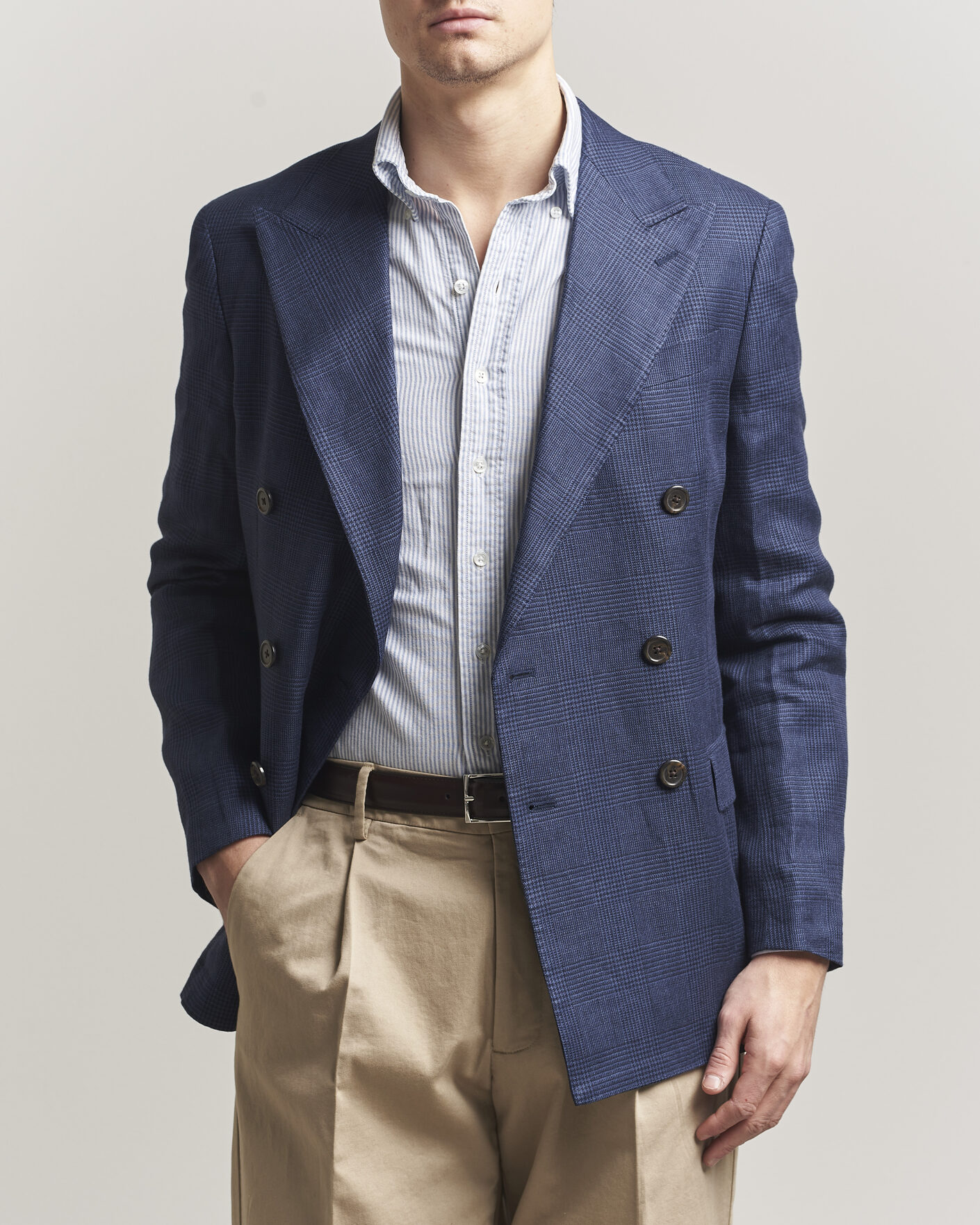 Mies | Pikkutakit | Polo Ralph Lauren | Mini Glenplaid DB Blazer Spring Navy