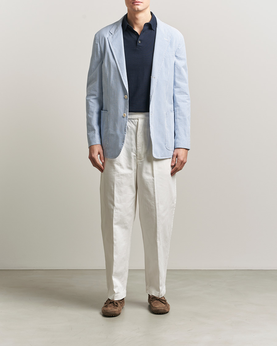 Mies | Pikkutakit | Polo Ralph Lauren | Seersucker Sportcoat Bright Blue/White
