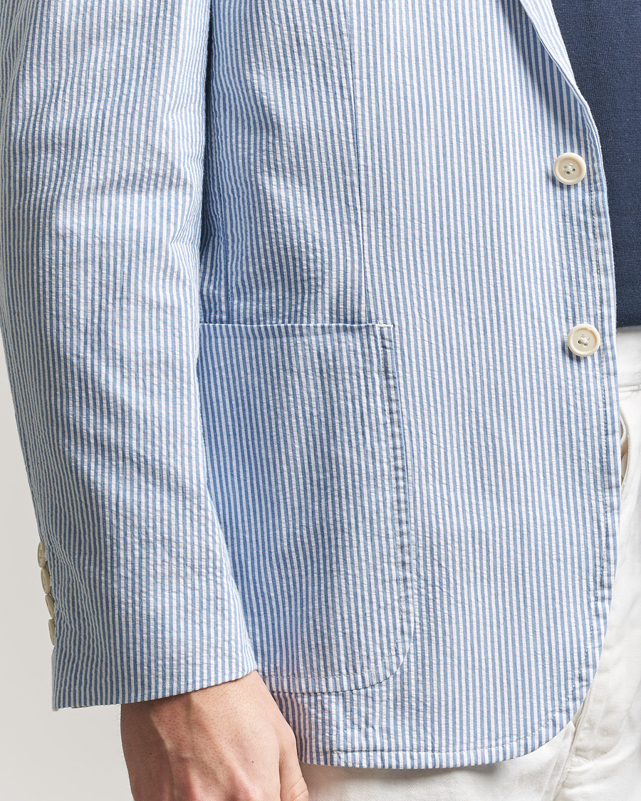 Mies | Pikkutakit | Polo Ralph Lauren | Seersucker Sportcoat Bright Blue/White