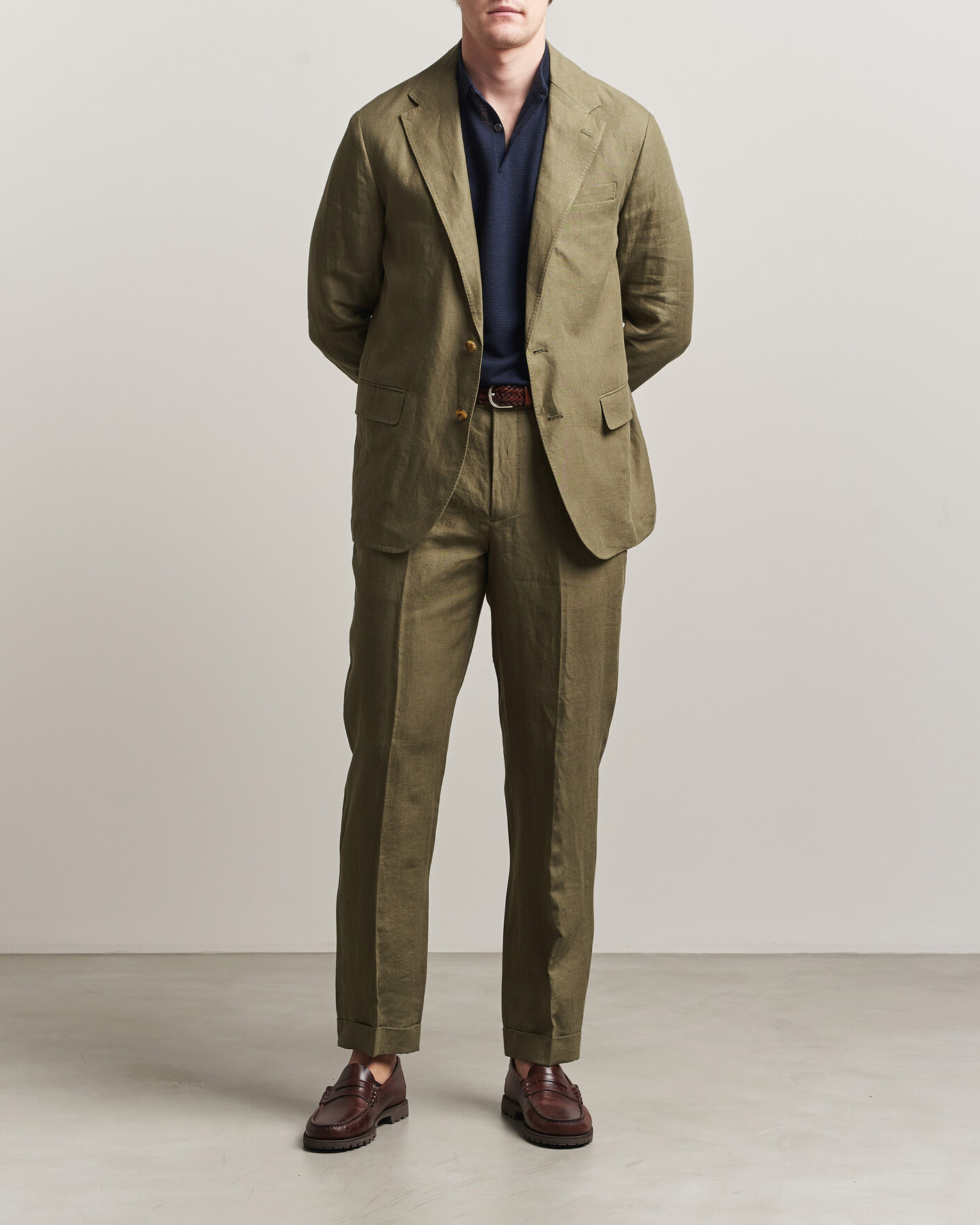 Mies | Pikkutakit | Polo Ralph Lauren | Linen Sportcoat Basic Olive