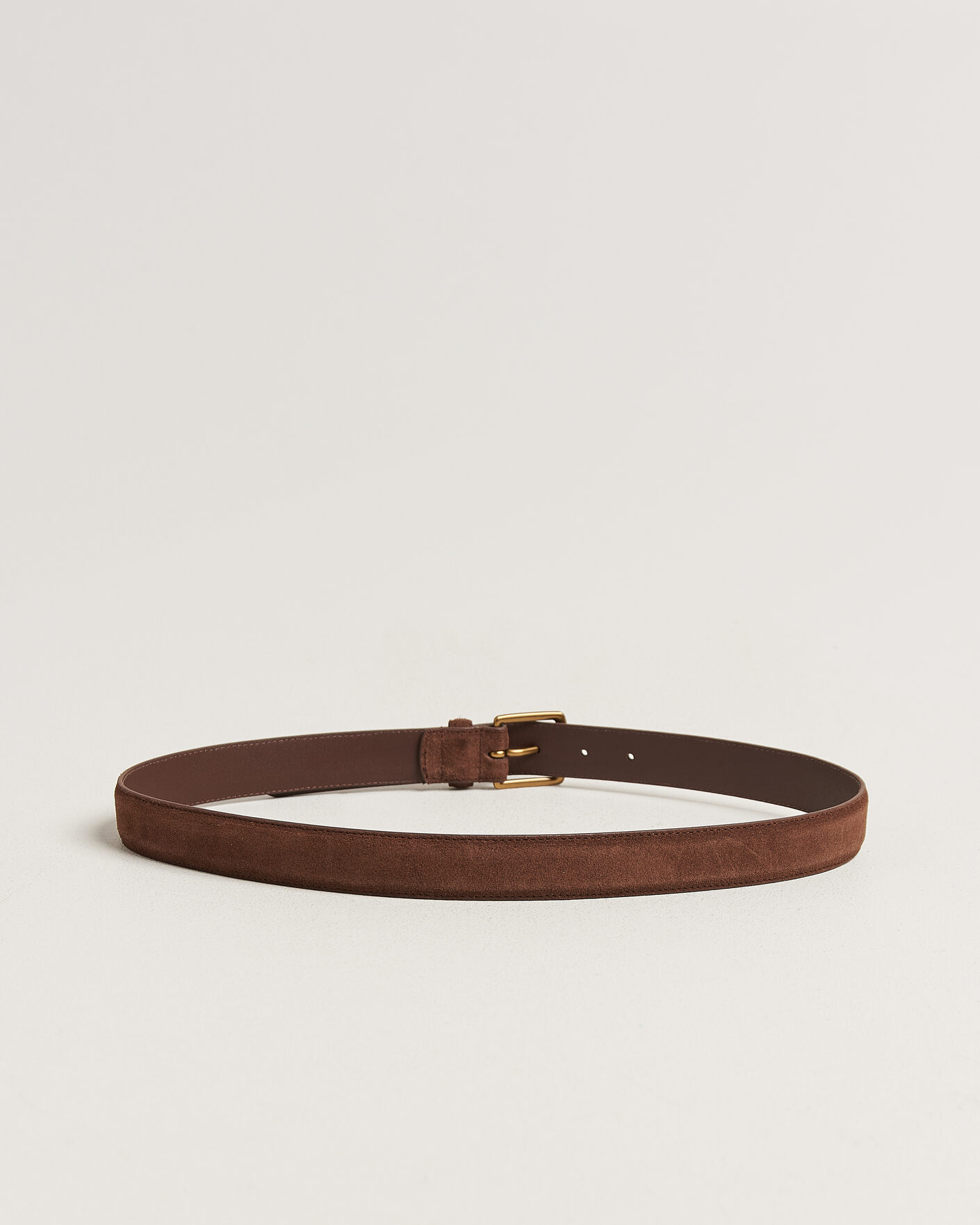 Mies | Vyöt | Polo Ralph Lauren | Suede Belt Dark Brown
