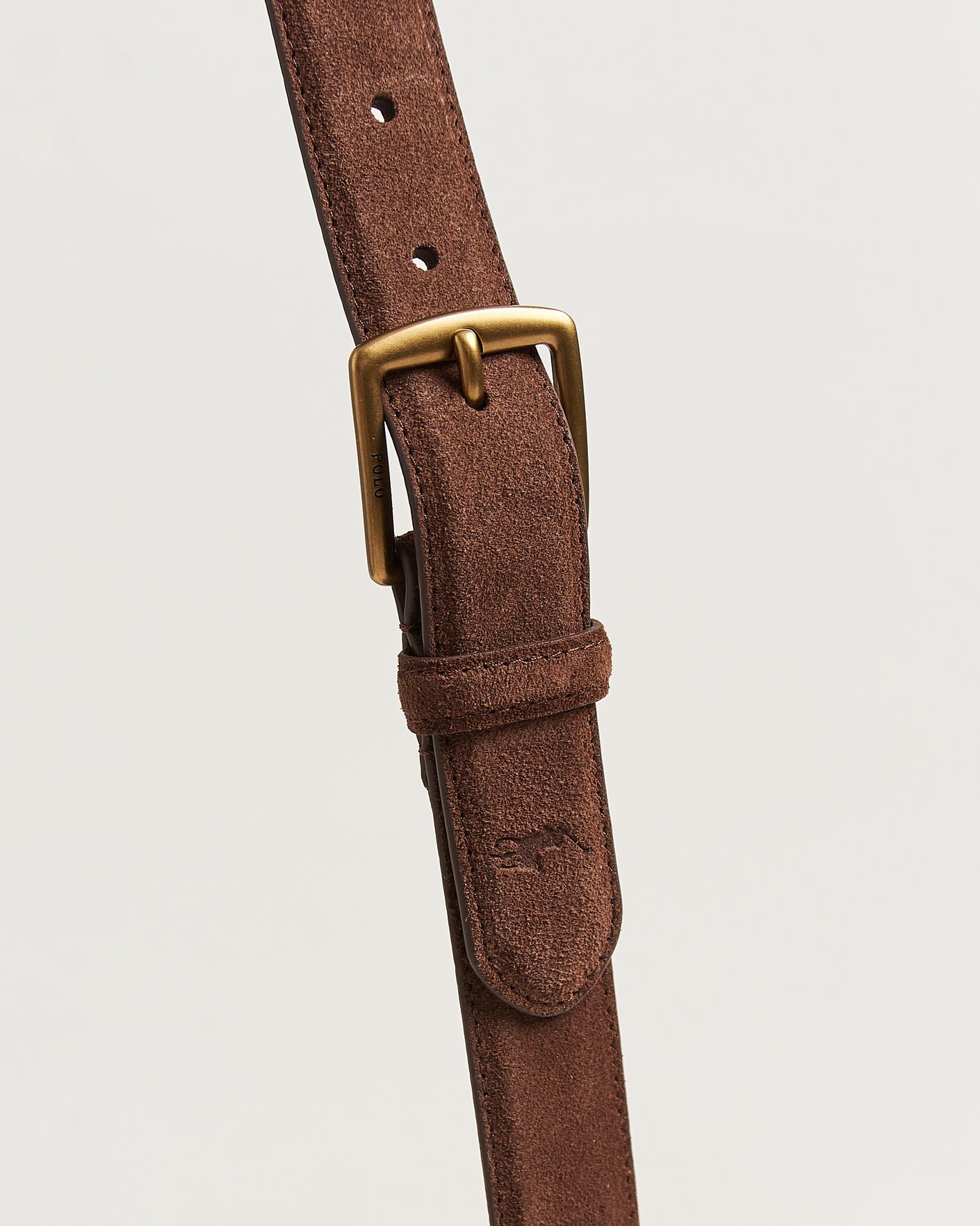 Mies | Vyöt | Polo Ralph Lauren | Suede Belt Dark Brown