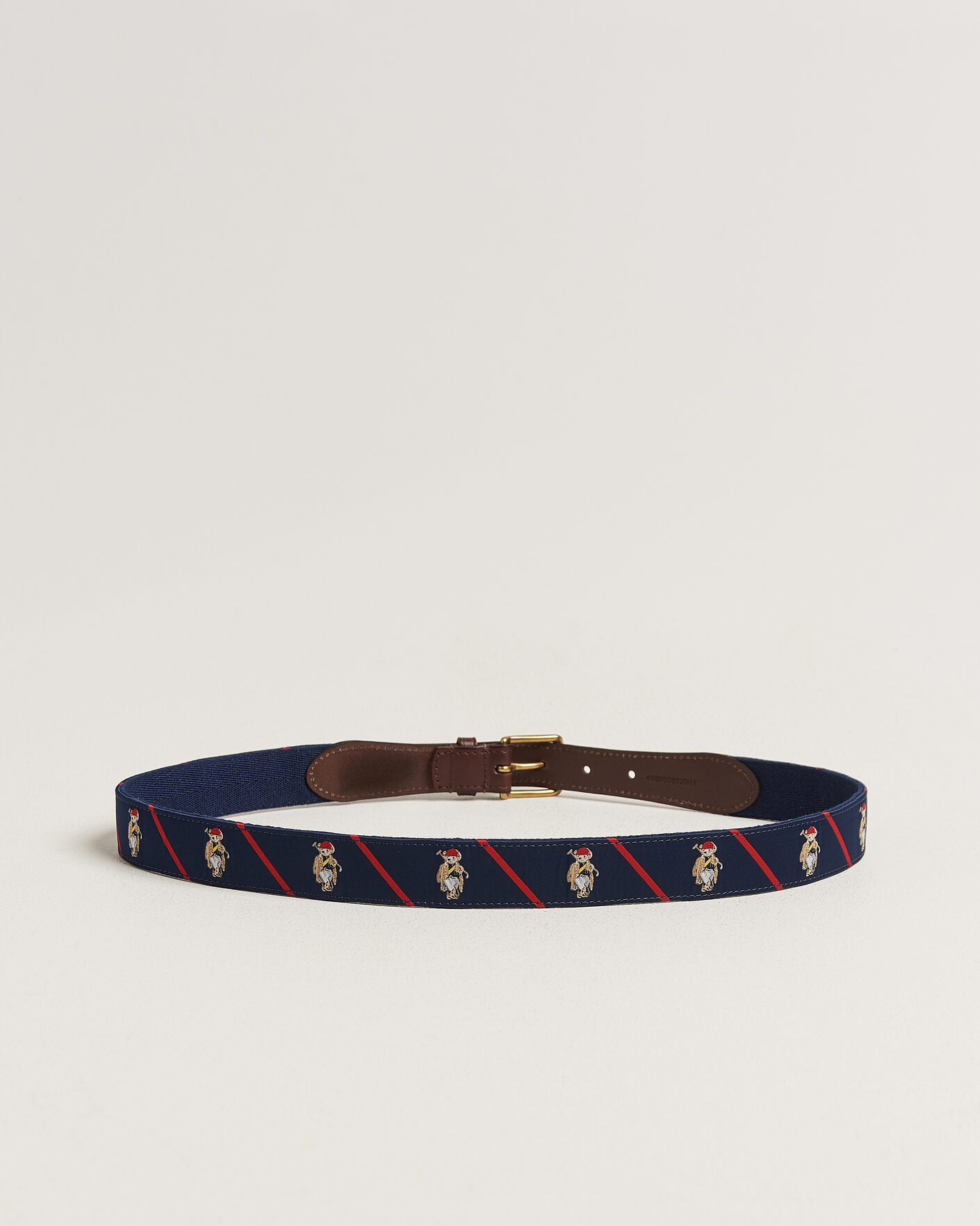 Mies | Vyöt | Polo Ralph Lauren | Leather Bear Belt Navy Multi