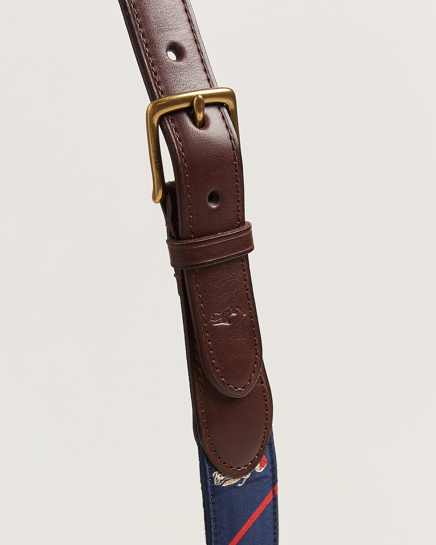 Mies | Vyöt | Polo Ralph Lauren | Leather Bear Belt Navy Multi