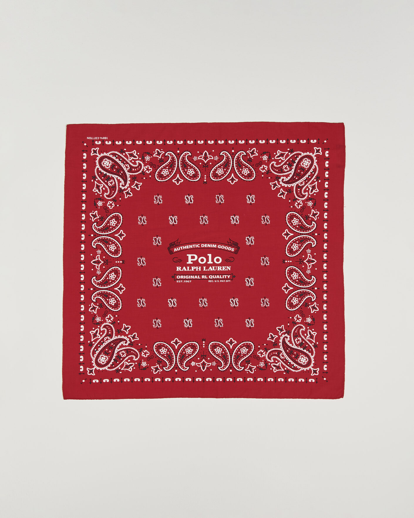 Mies | Huivit | Polo Ralph Lauren | Cotton Printed Bandana Red/White