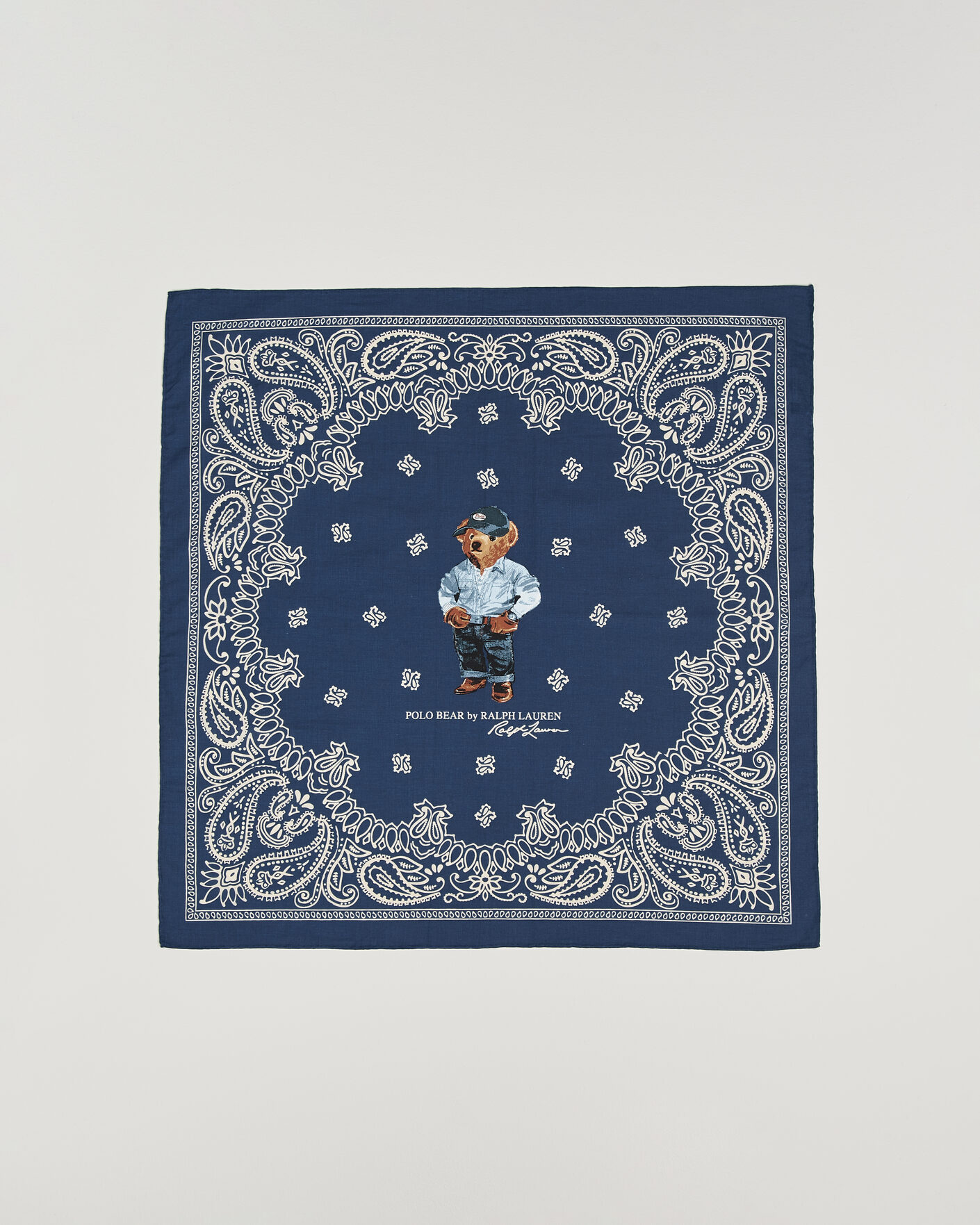Mies | Huivit | Polo Ralph Lauren | Printed Bear Scarf Navy Multi