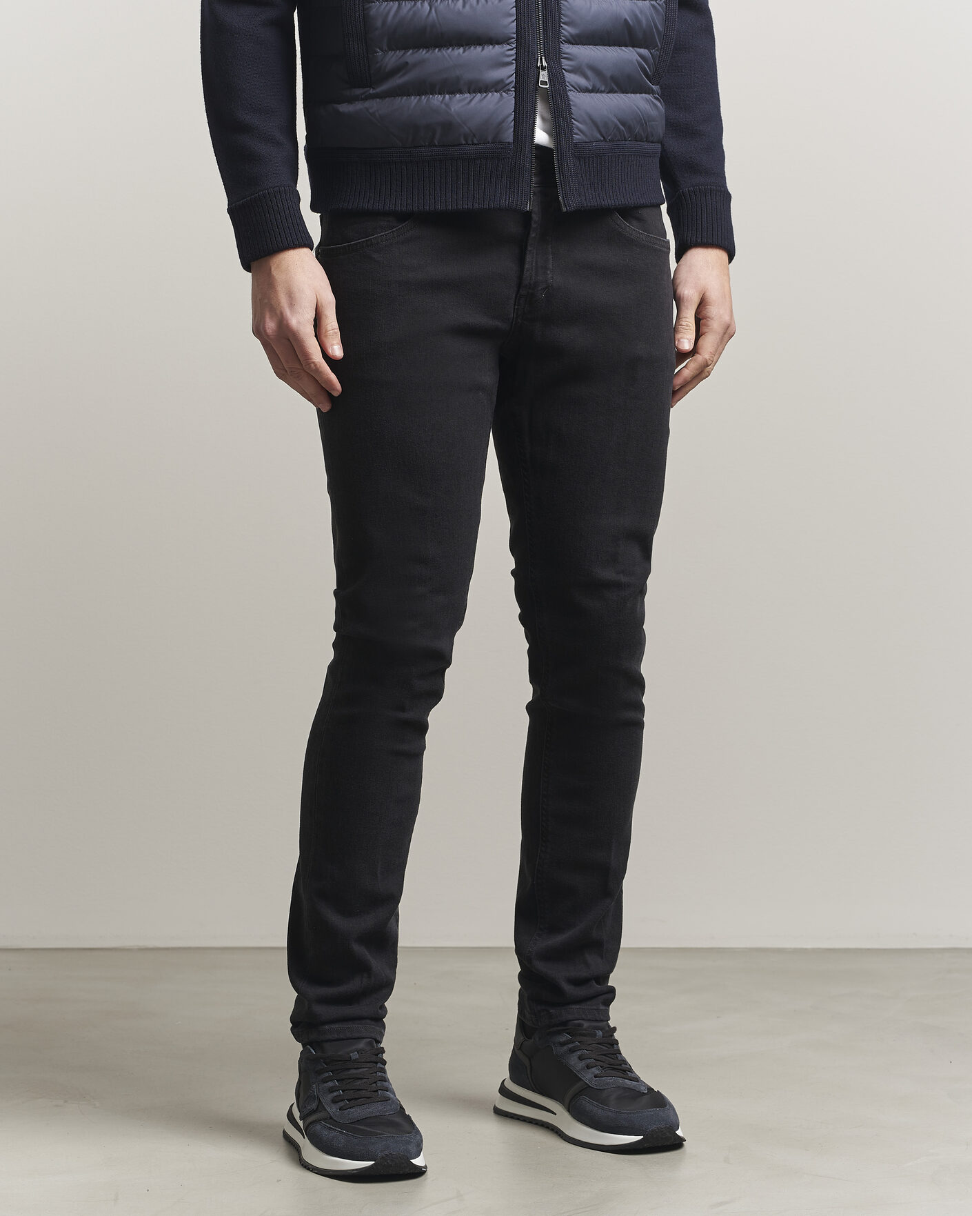 Mies | Farkut | Dondup | George Jeans Washed Black