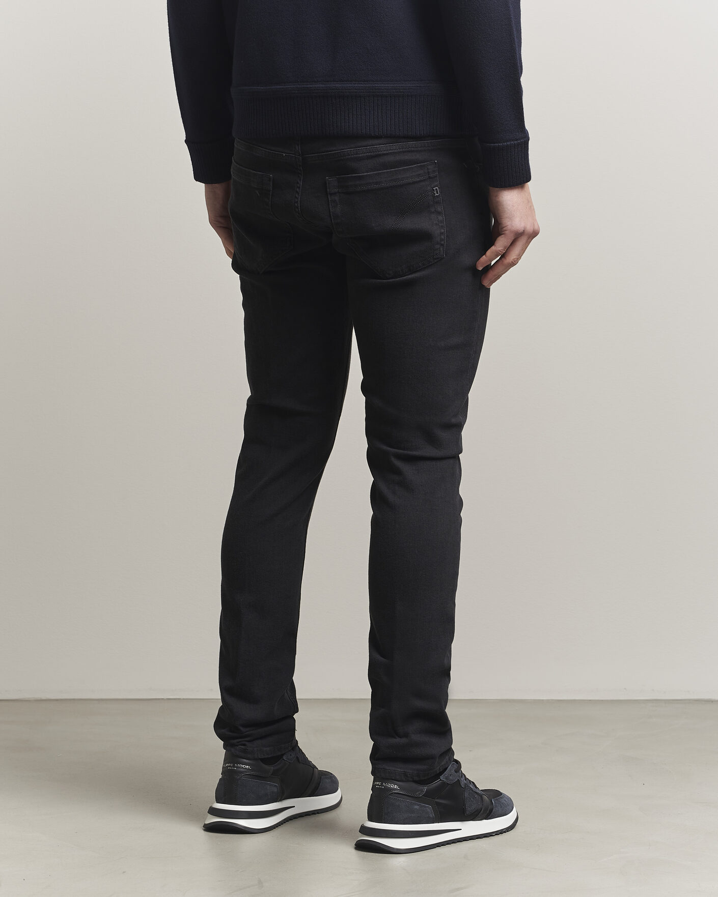 Mies | Farkut | Dondup | George Jeans Washed Black