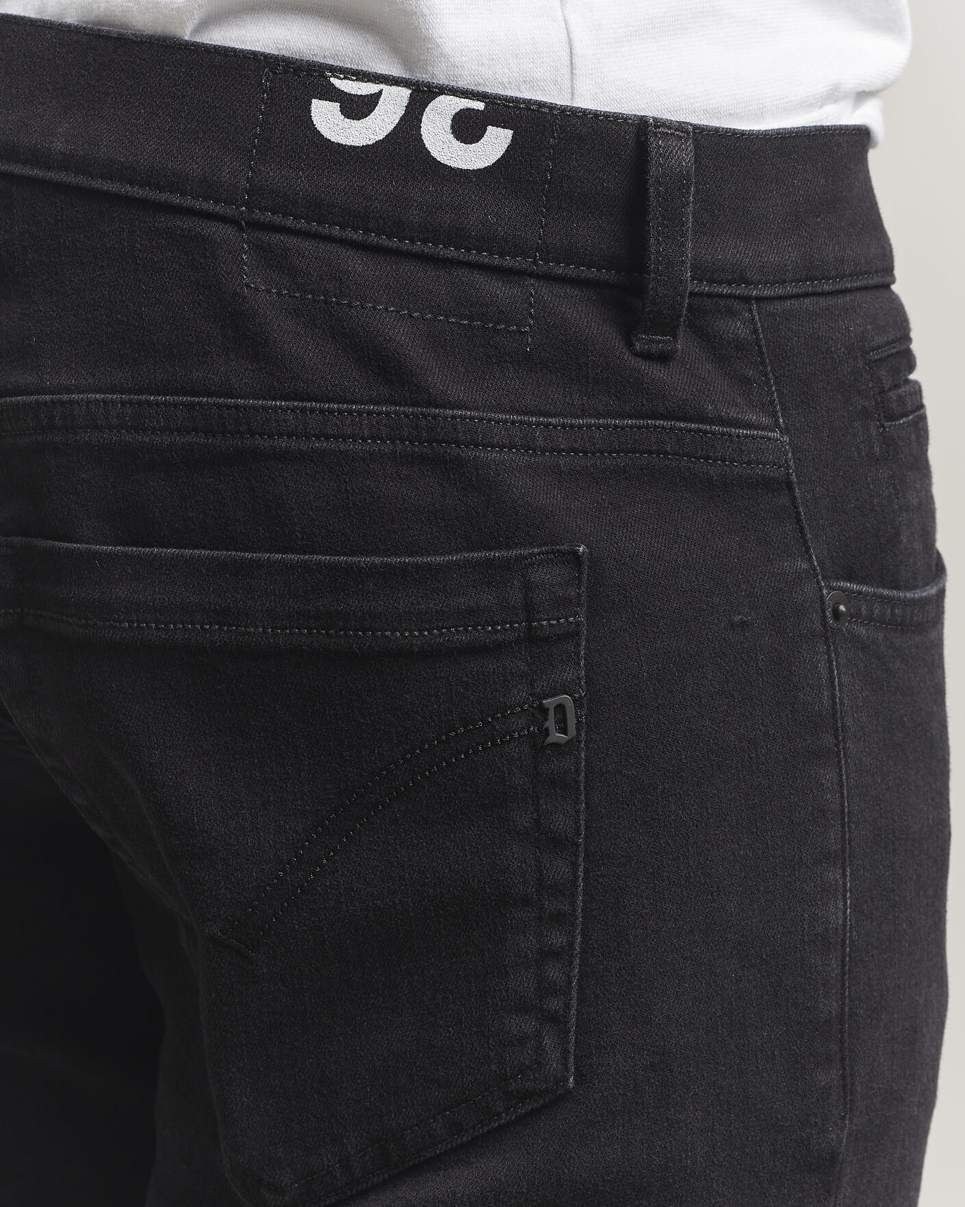Mies | Farkut | Dondup | George Jeans Washed Black