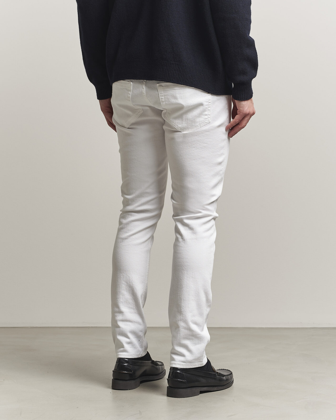 Mies | Housut | Dondup | George Bullstretch 5-Pocket Pants White
