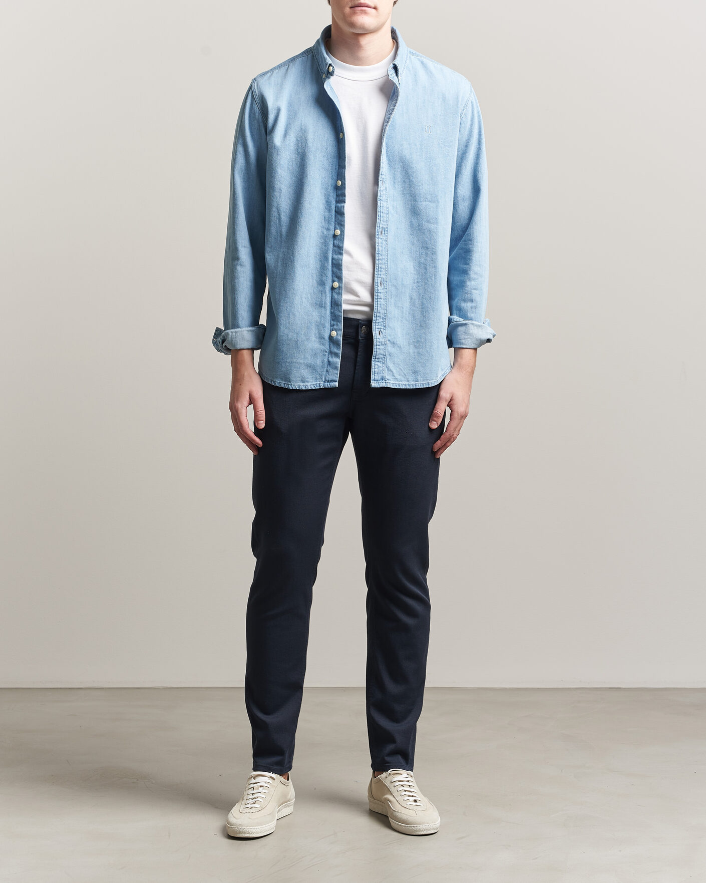 Mies | Housut | Dondup | George Bullstretch 5-Pocket Pants Navy