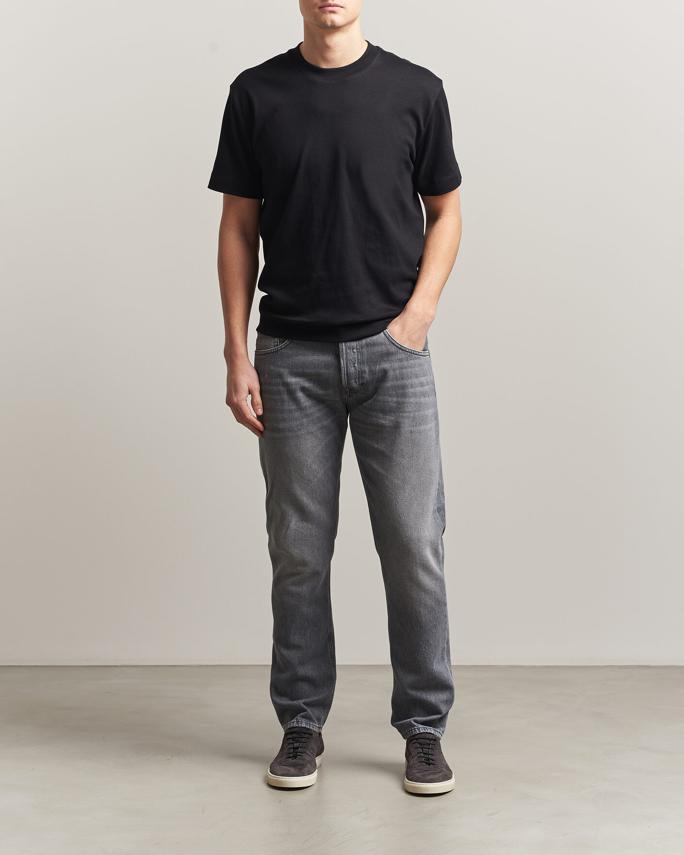 Mies | Farkut | Dondup | Icon Regular Fit Jeans Washed Grey
